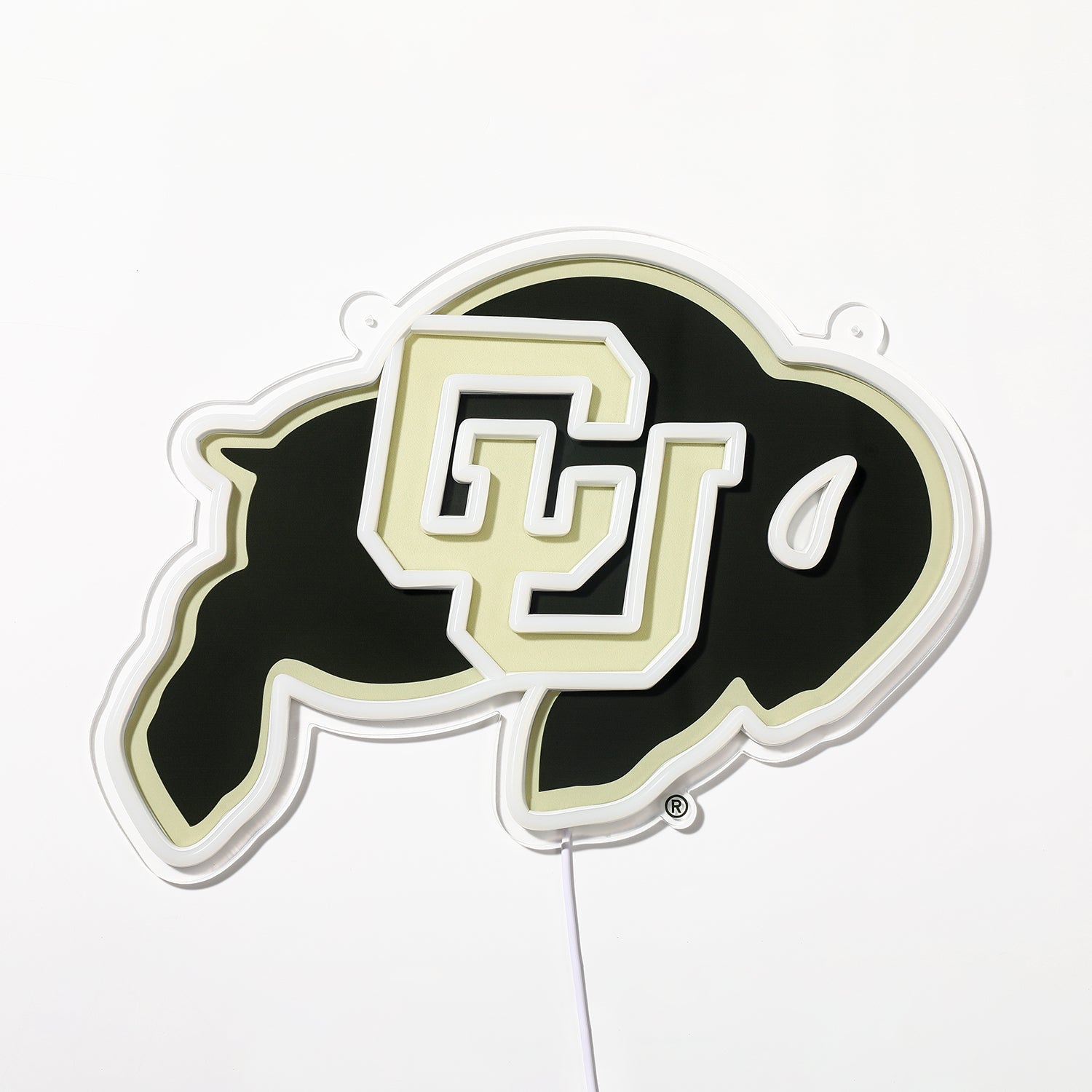 Blemished Colorado Buffaloes Sign - Saturday Neon