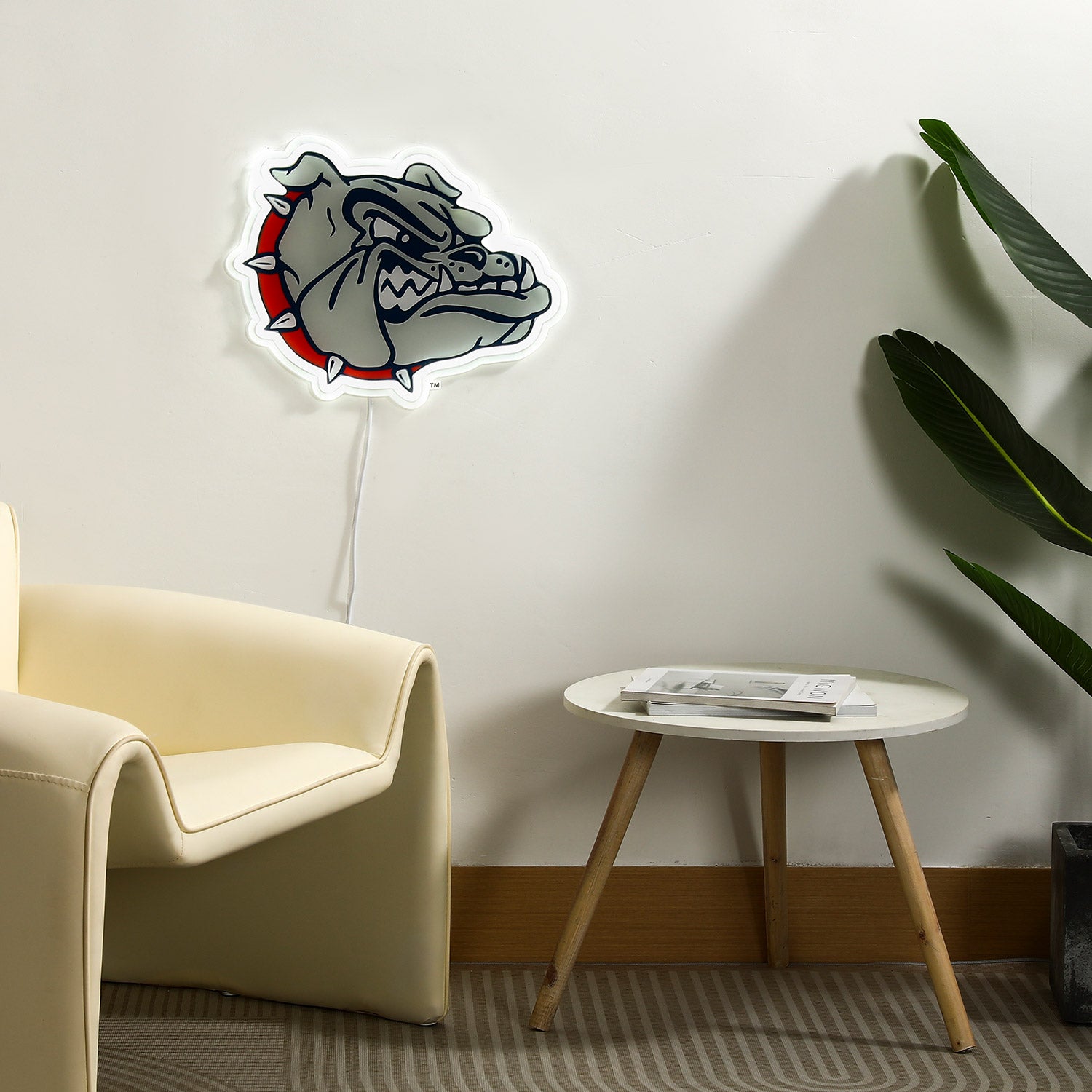 Gonzaga Bulldogs LED Neon Sign - Saturday Neon