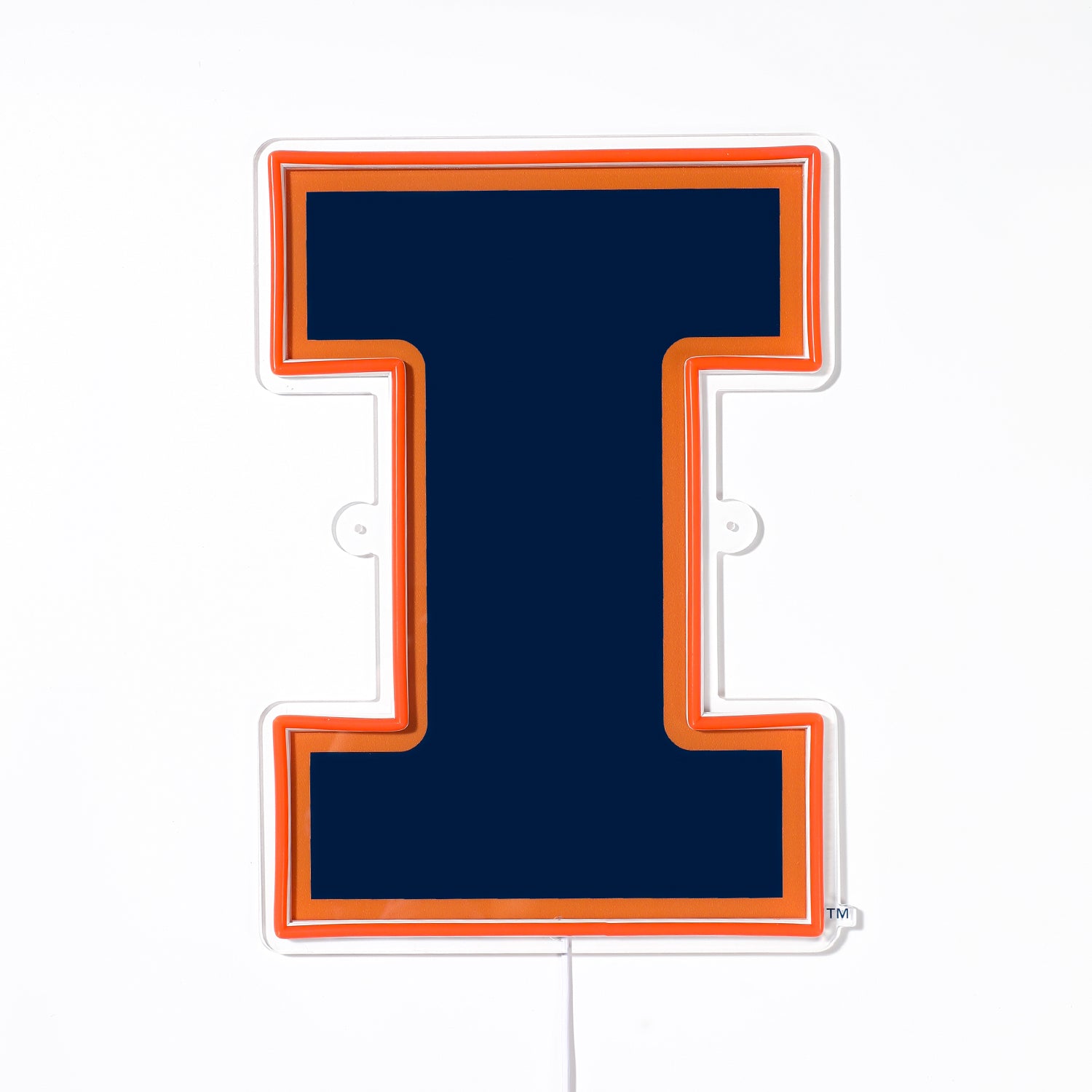 Blemished Illinois Fighting Illinis Tide Sign - Saturday Neon