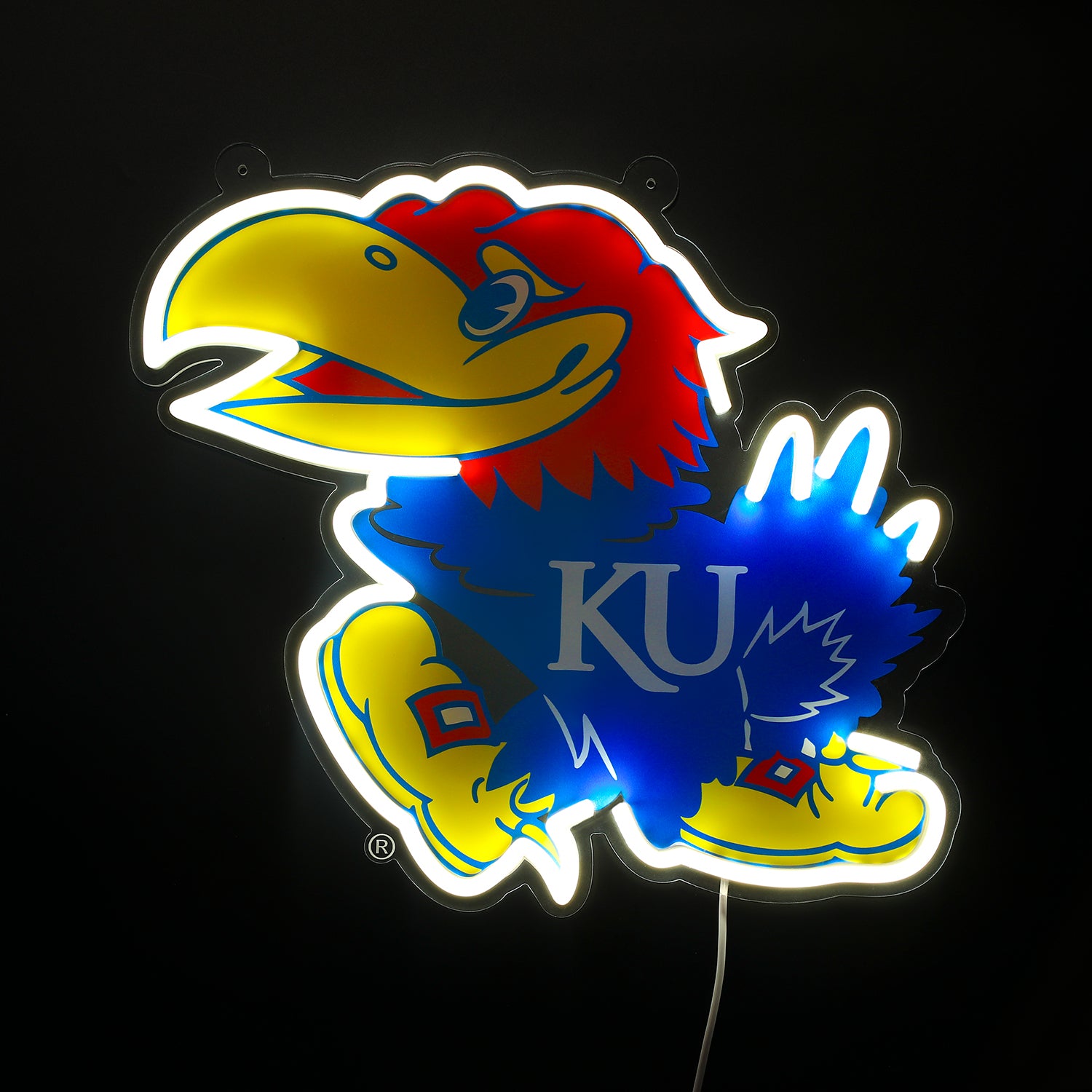 Kansas Jayhawks LED Neon Sign - Saturday Neon