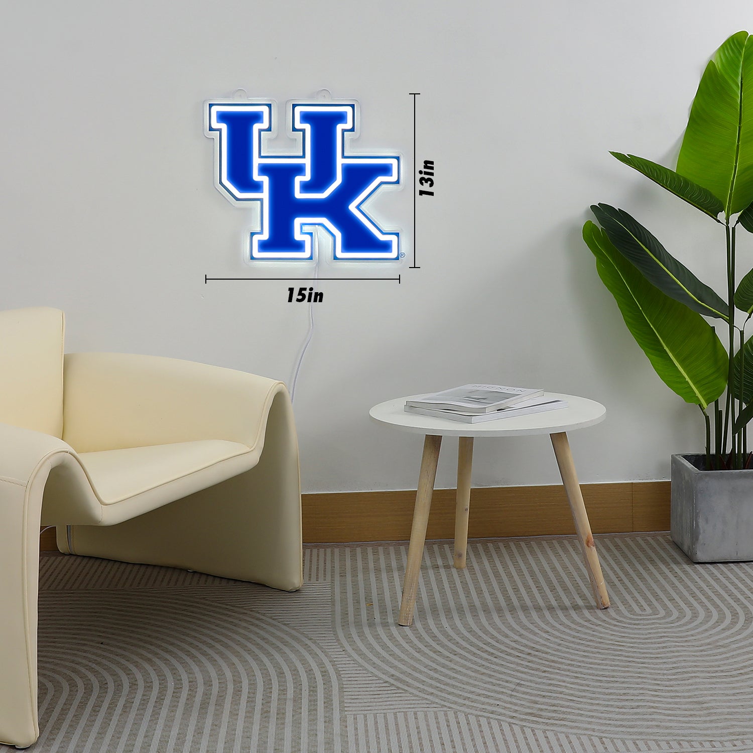 Blemished Kentucky Wildcats Sign - Saturday Neon