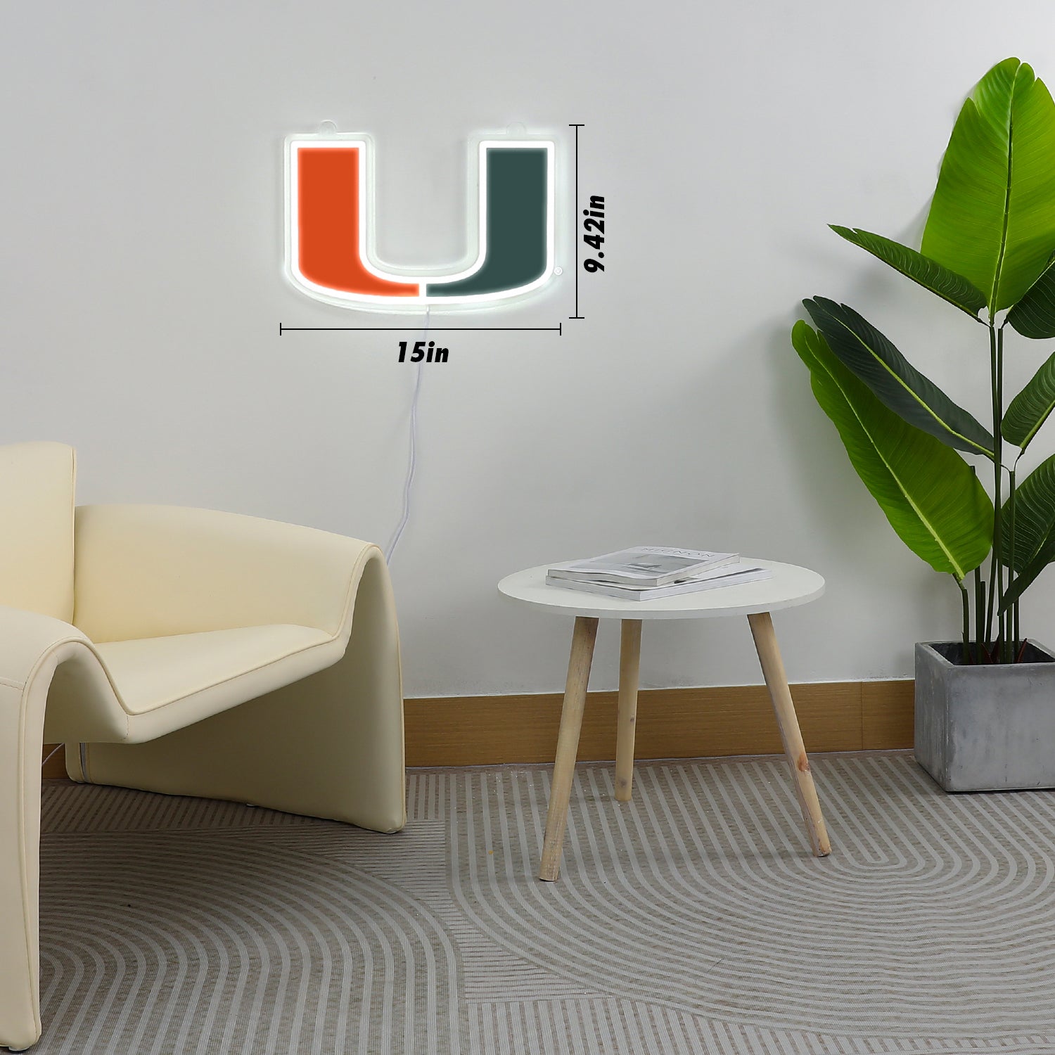 Discounted Miami Hurricanes Sign - Saturday Neon