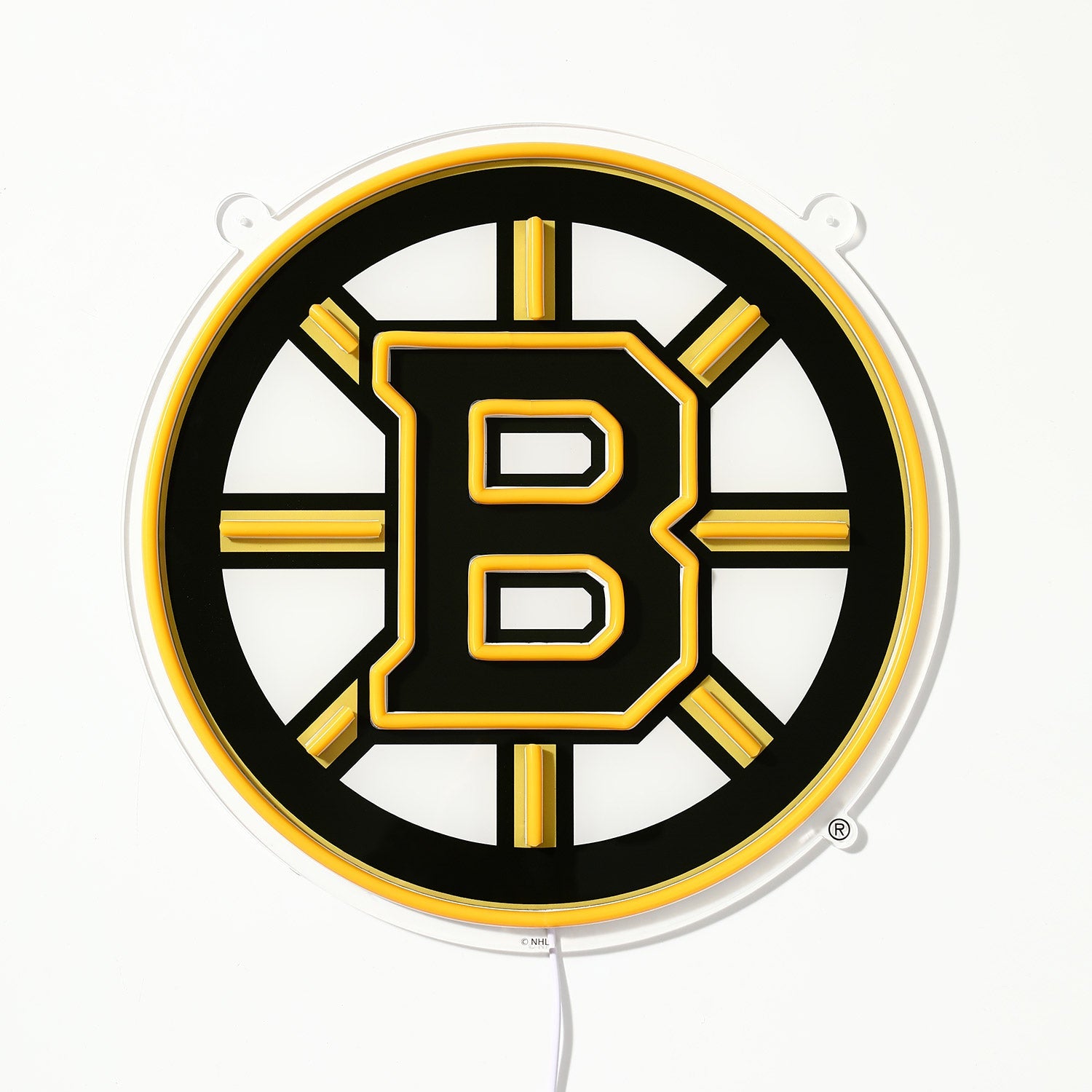 Boston Bruins: Die-Cut LED Neon Sign