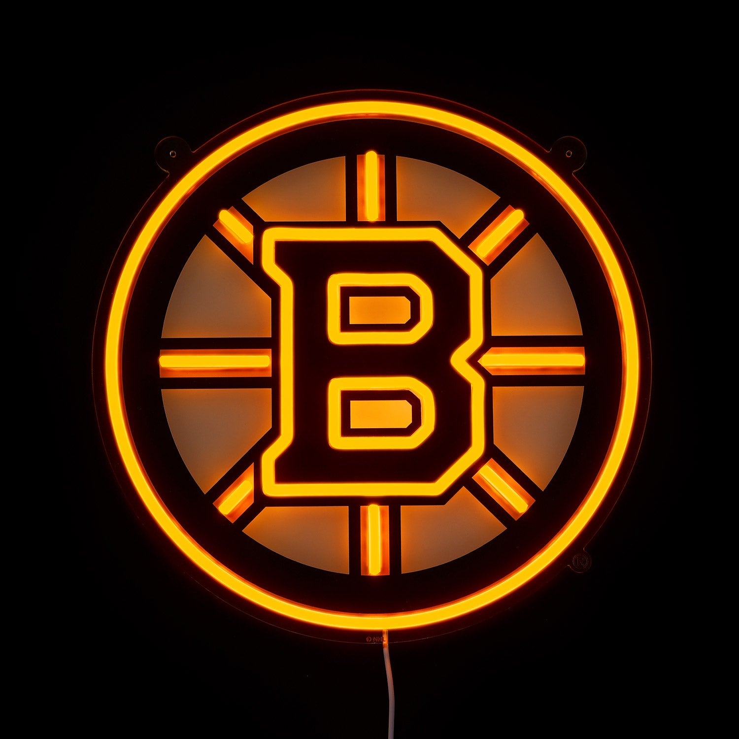 Boston Bruins: Die-Cut LED Neon Sign