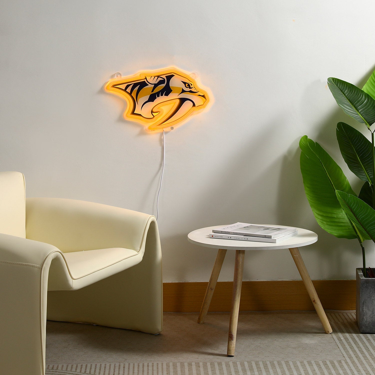 Nashville Predators: Die-Cut LED Neon Sign
