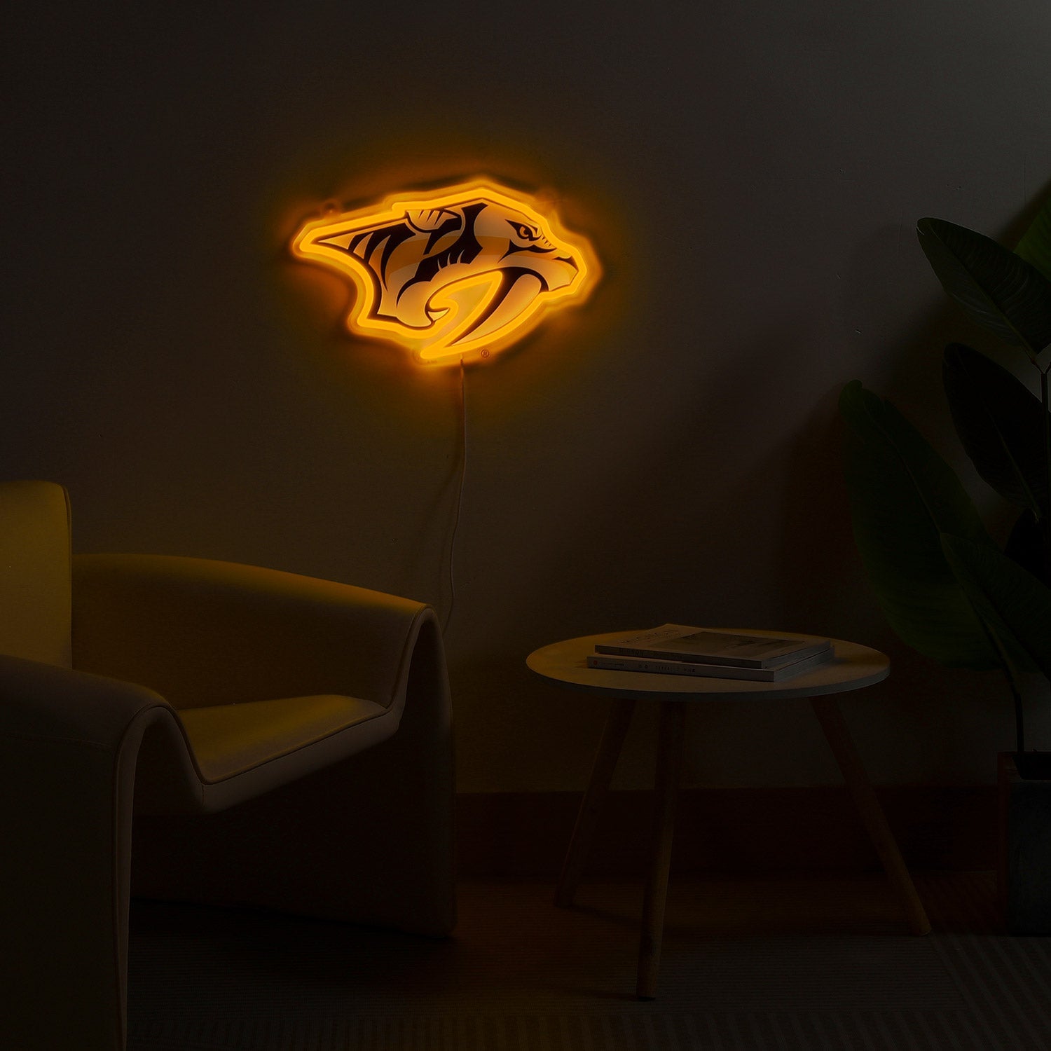 Nashville Predators: Die-Cut LED Neon Sign