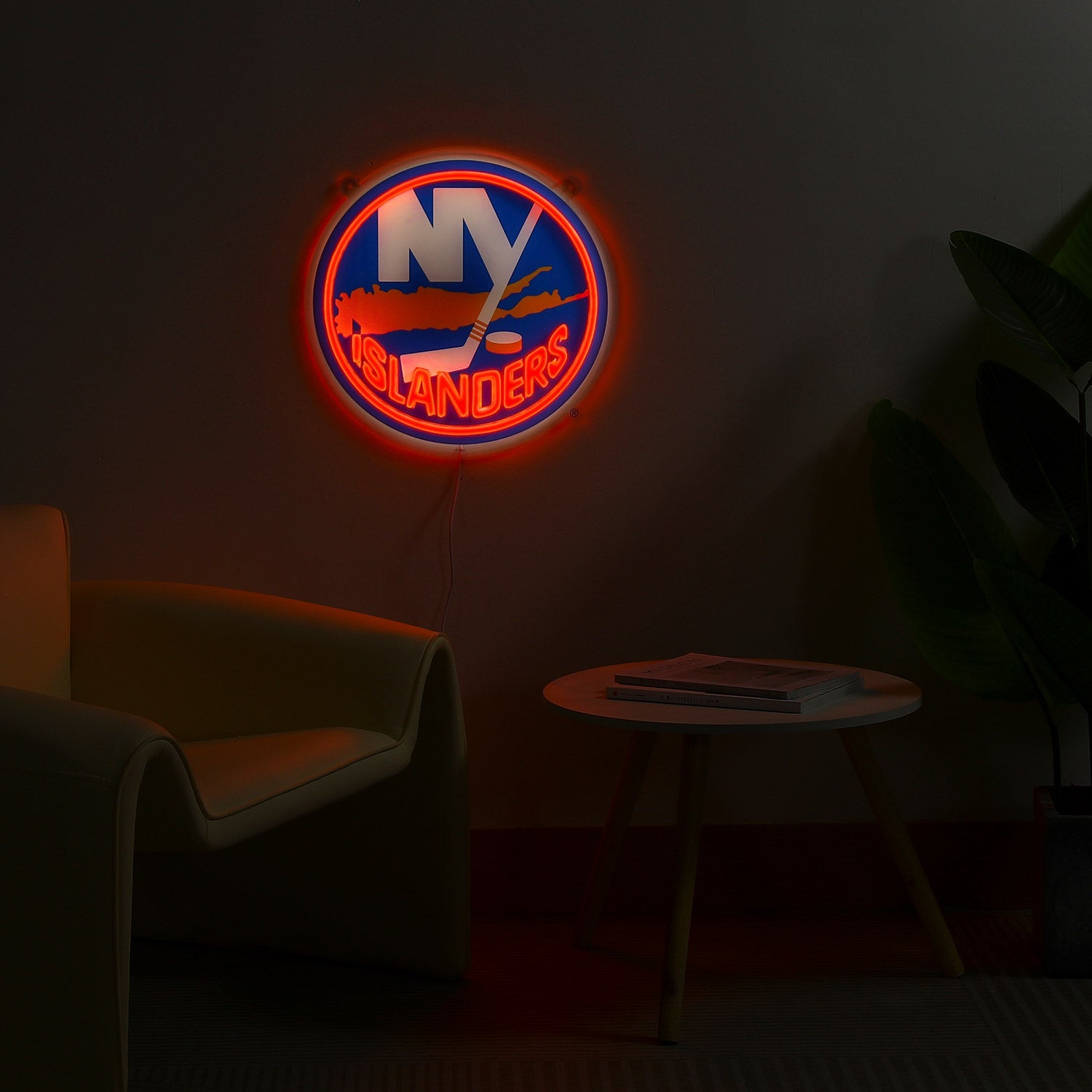 New York Islanders: Die-Cut LED Neon Sign