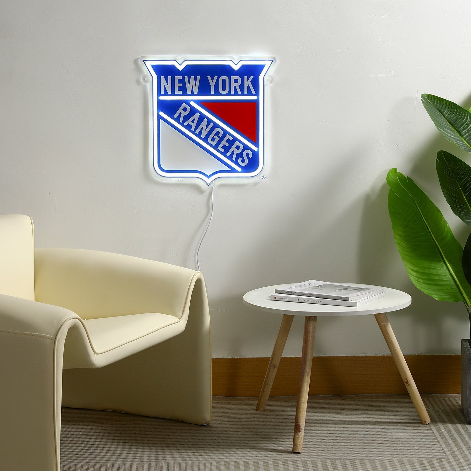 New York Rangers: Die-Cut LED Neon Sign