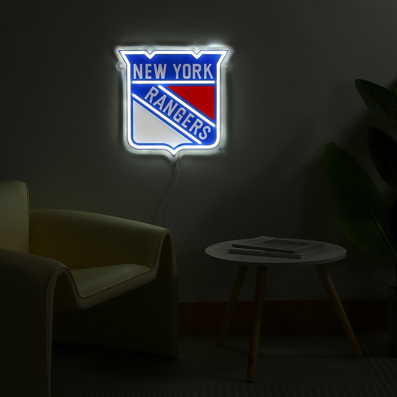 New York Rangers: Die-Cut LED Neon Sign