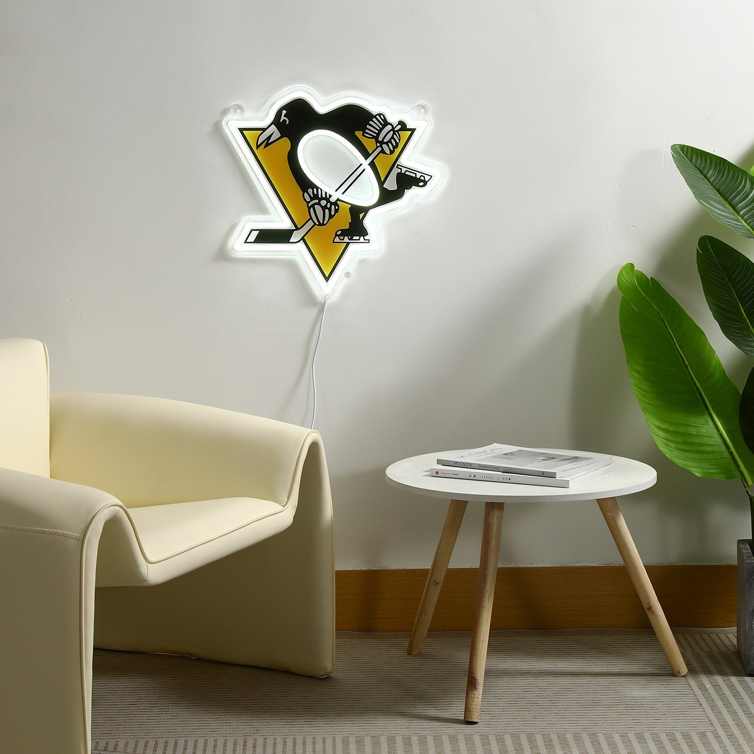 Pittsburgh Penguins: Die-Cut LED Neon Sign