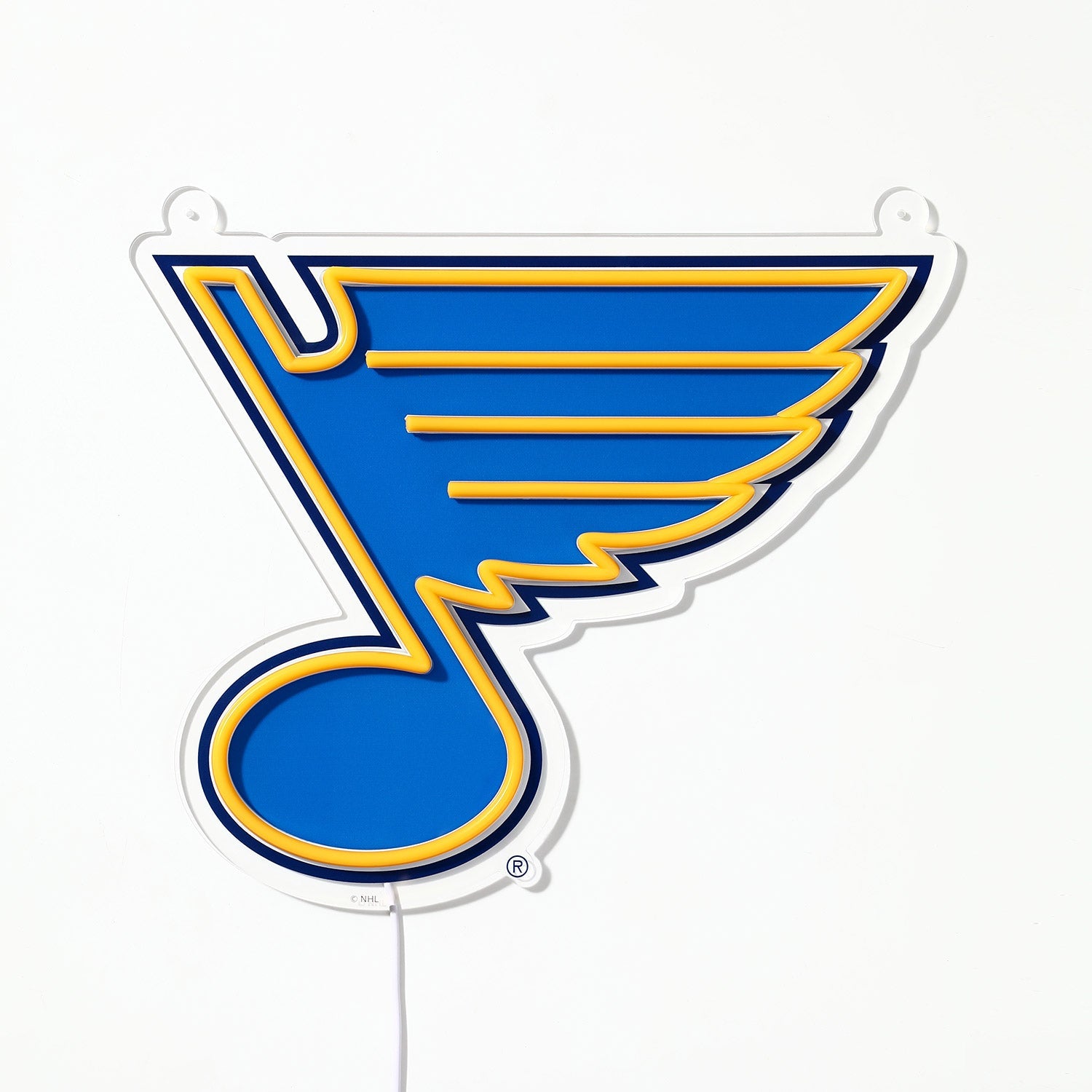 St. Louis Blues: Die-Cut LED Neon Sign