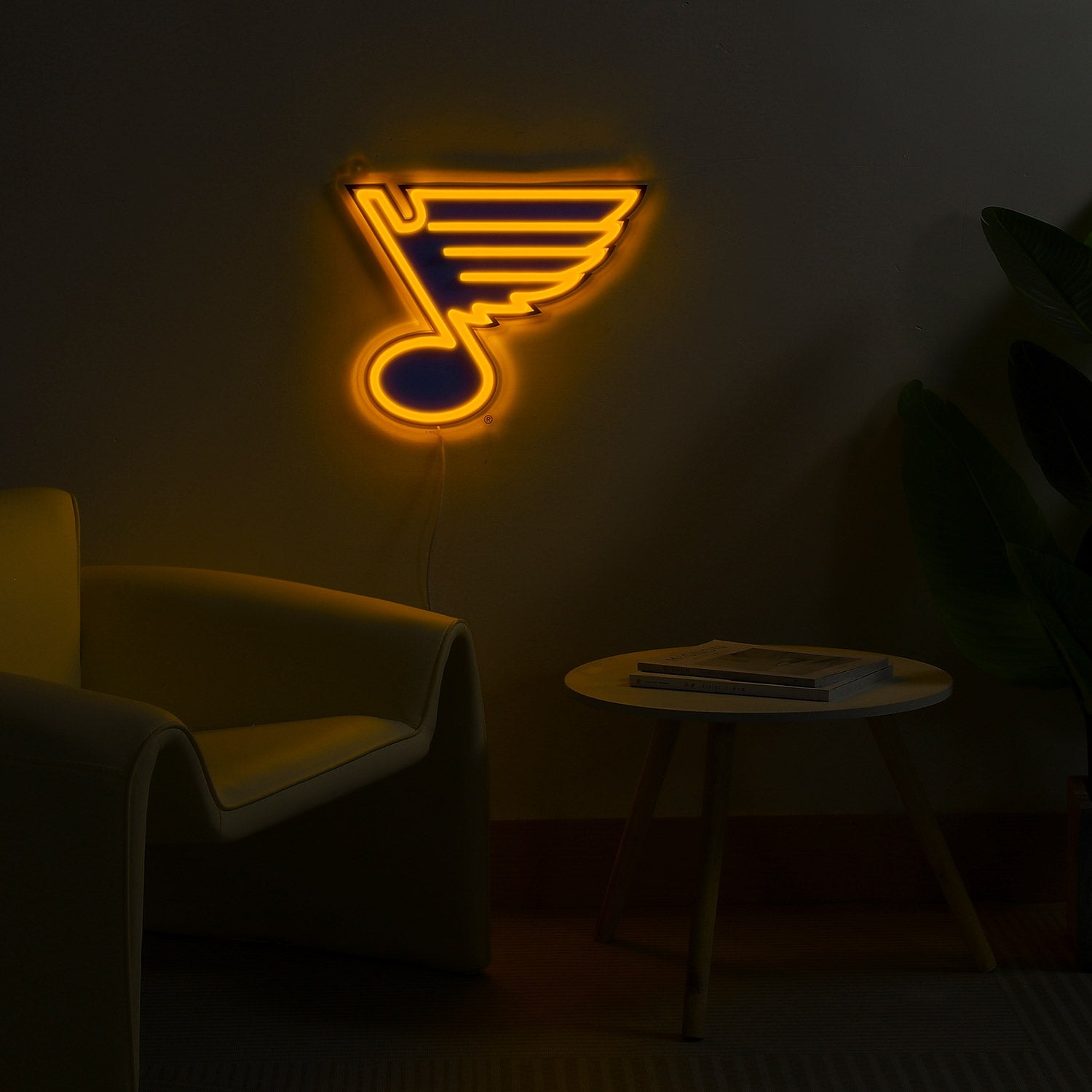 St. Louis Blues: Die-Cut LED Neon Sign