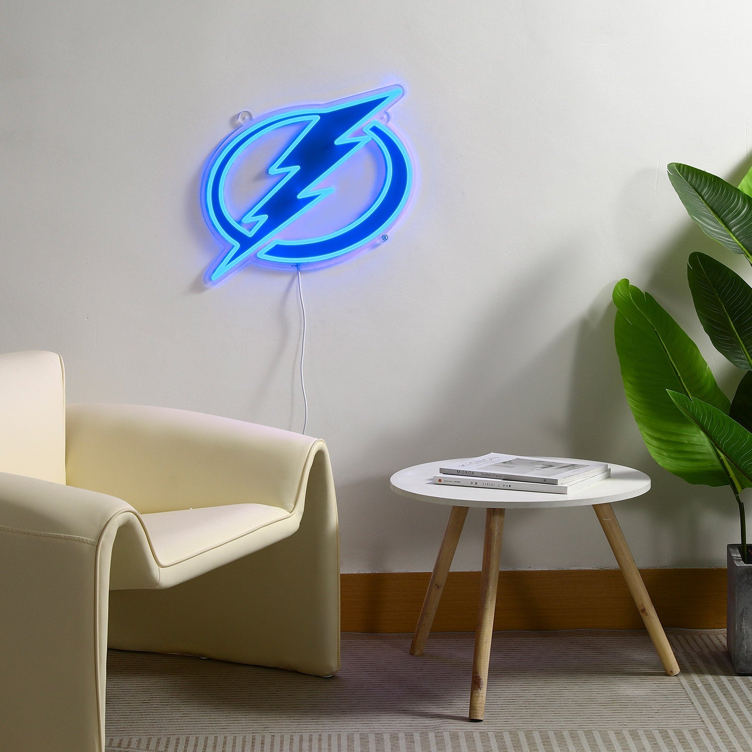 Tampa Bay Lightning: Die-Cut LED Neon Sign