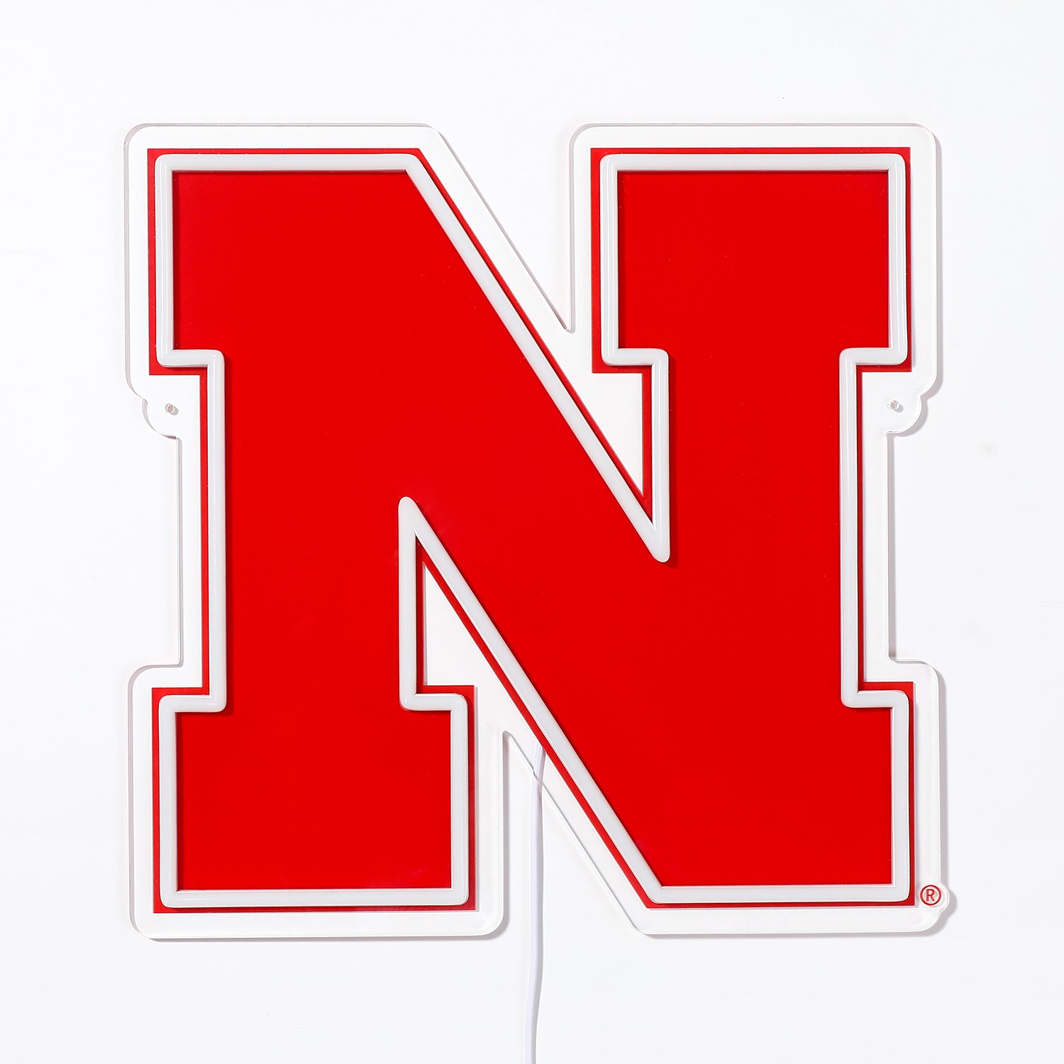 Blemished Nebraska Cornhuskers Sign - Saturday Neon