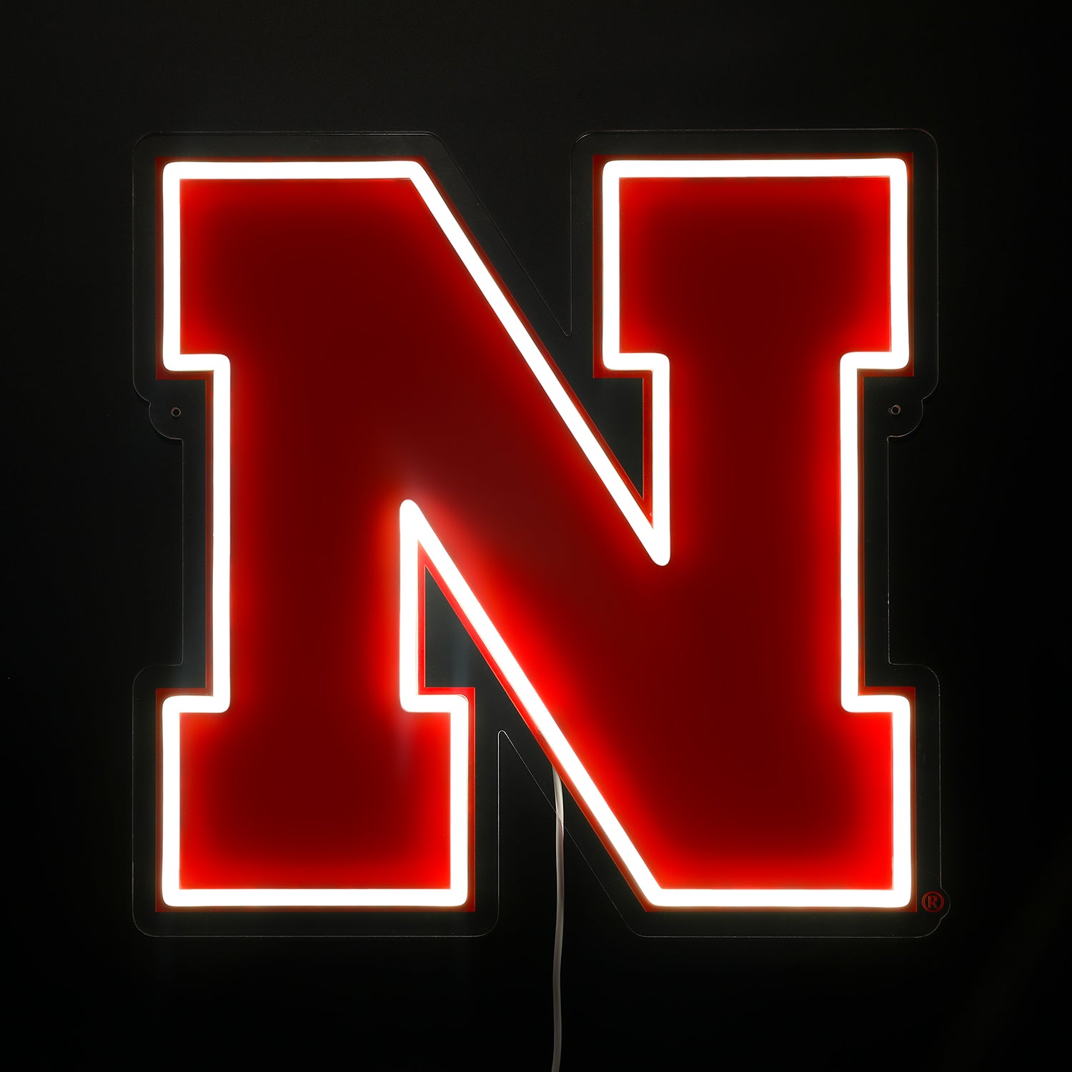 Blemished Nebraska Cornhuskers Sign - Saturday Neon