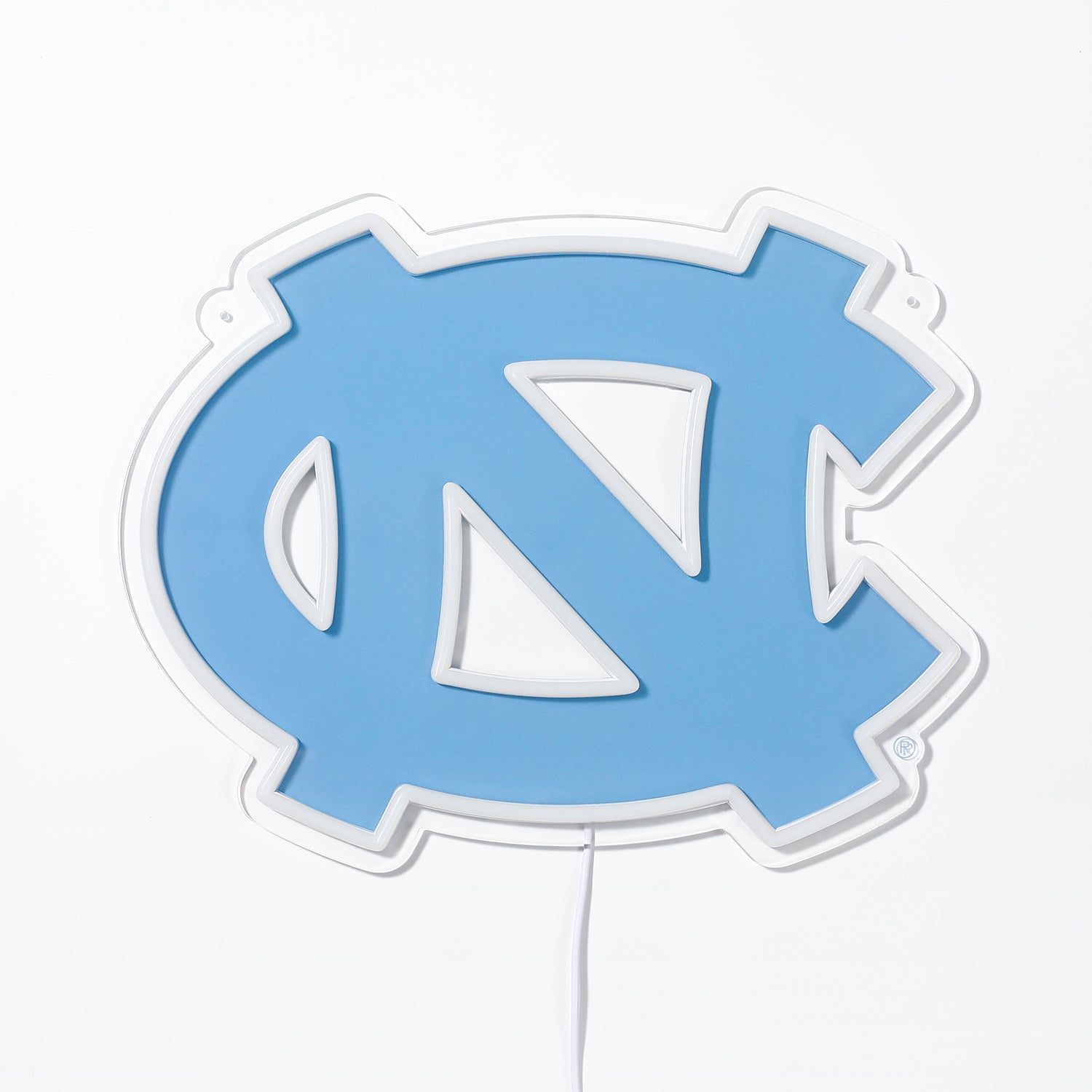 Blemished North Carolina Tar Heels Sign - Saturday Neon
