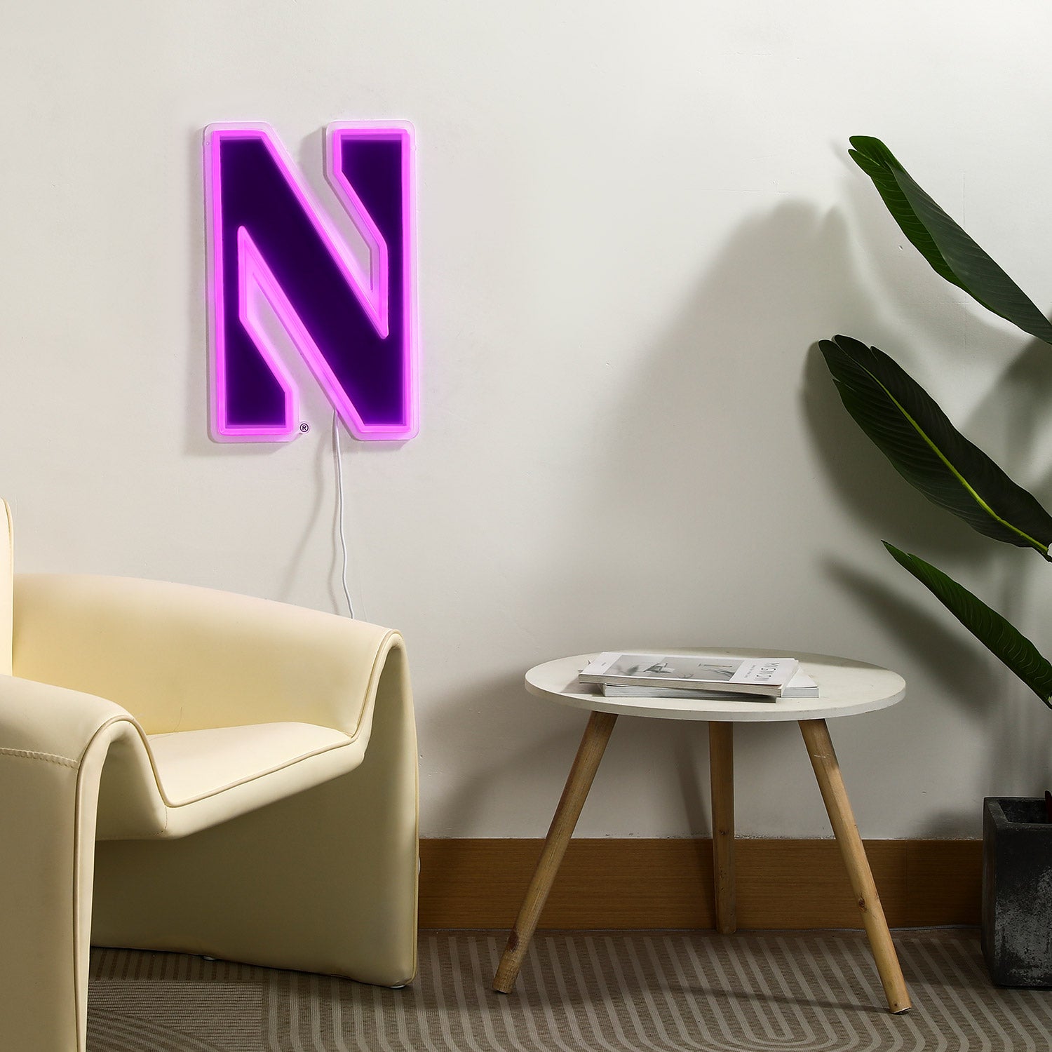 Northwestern Wildcats LED Neon Sign - Saturday Neon