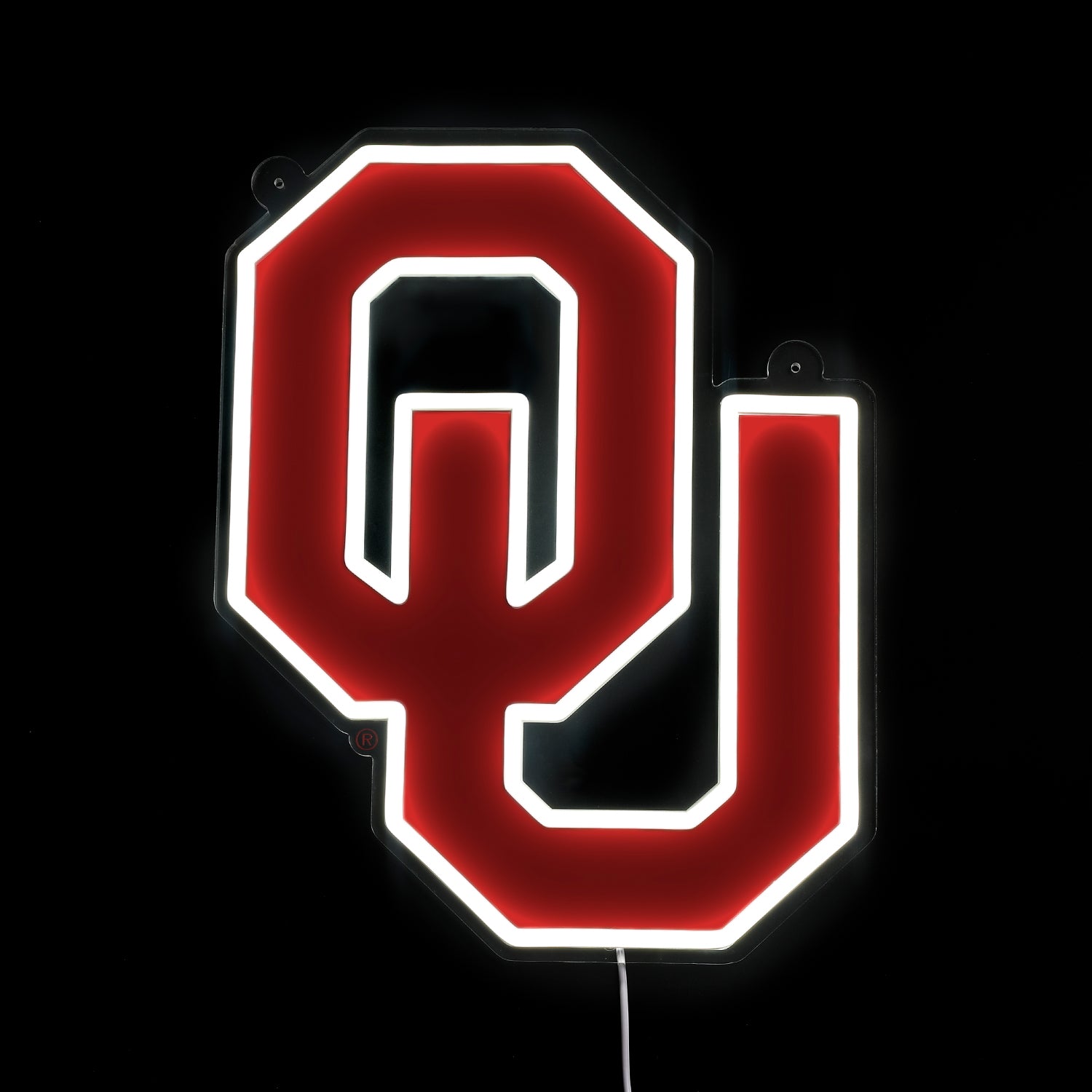 Blemished Oklahoma Sooners Sign - Saturday Neon
