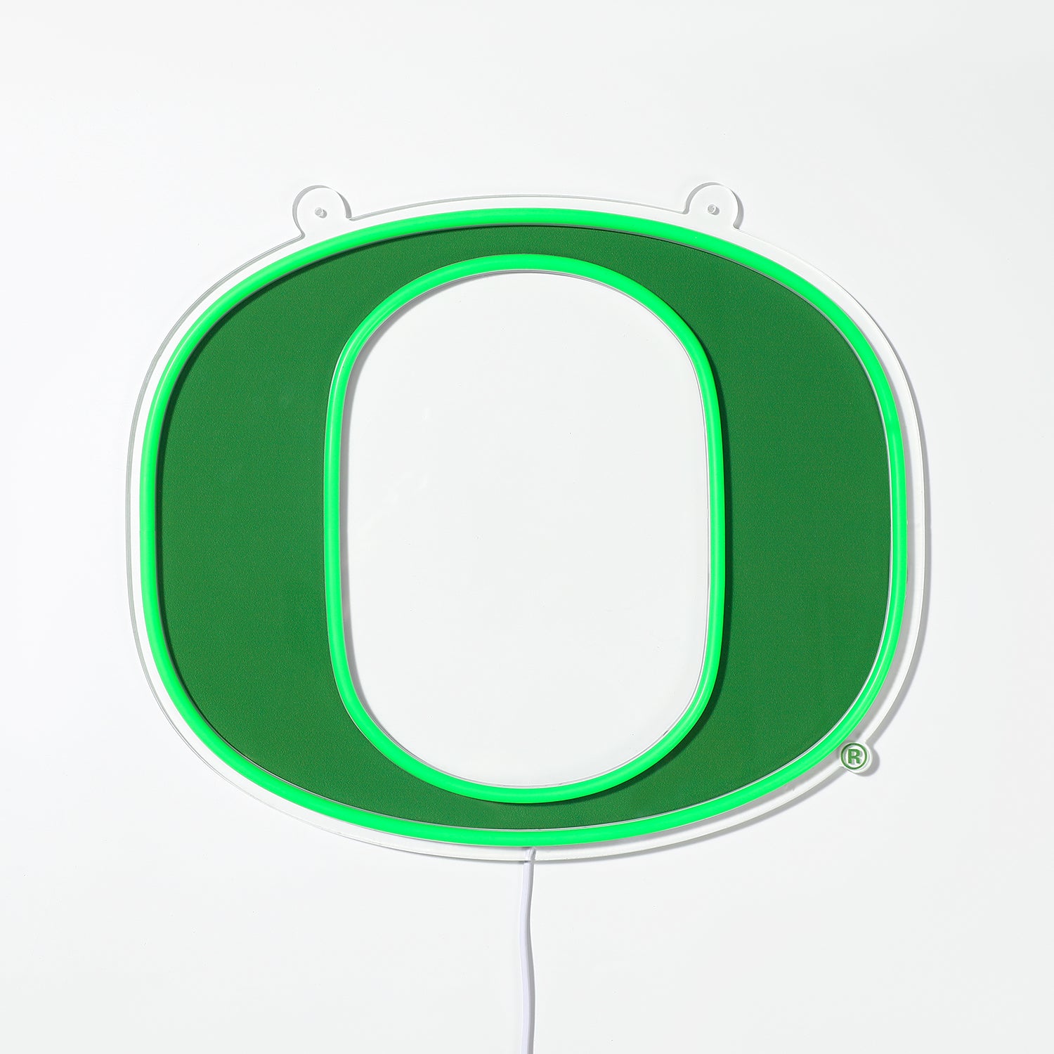 Blemished Oregon Ducks Sign - Saturday Neon