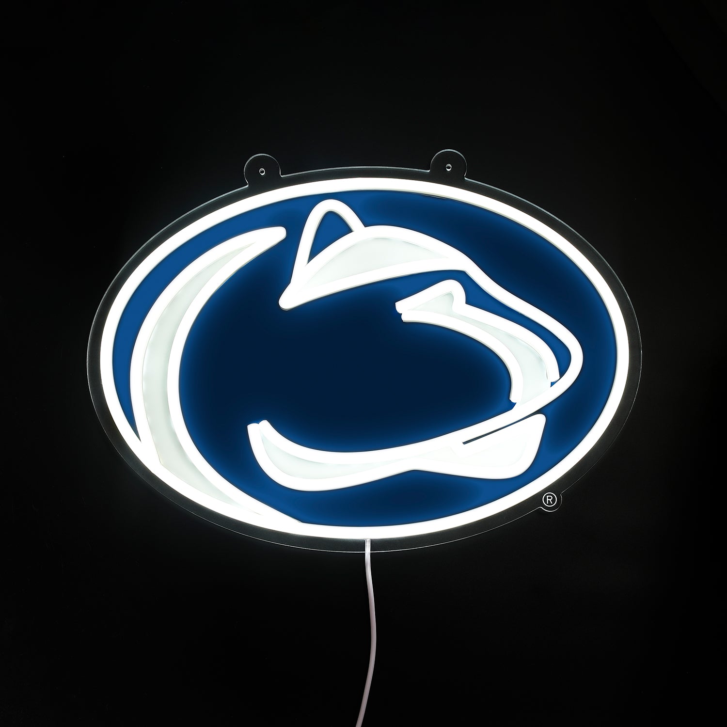 Blemished Penn State Nittany Lions Sign - Saturday Neon