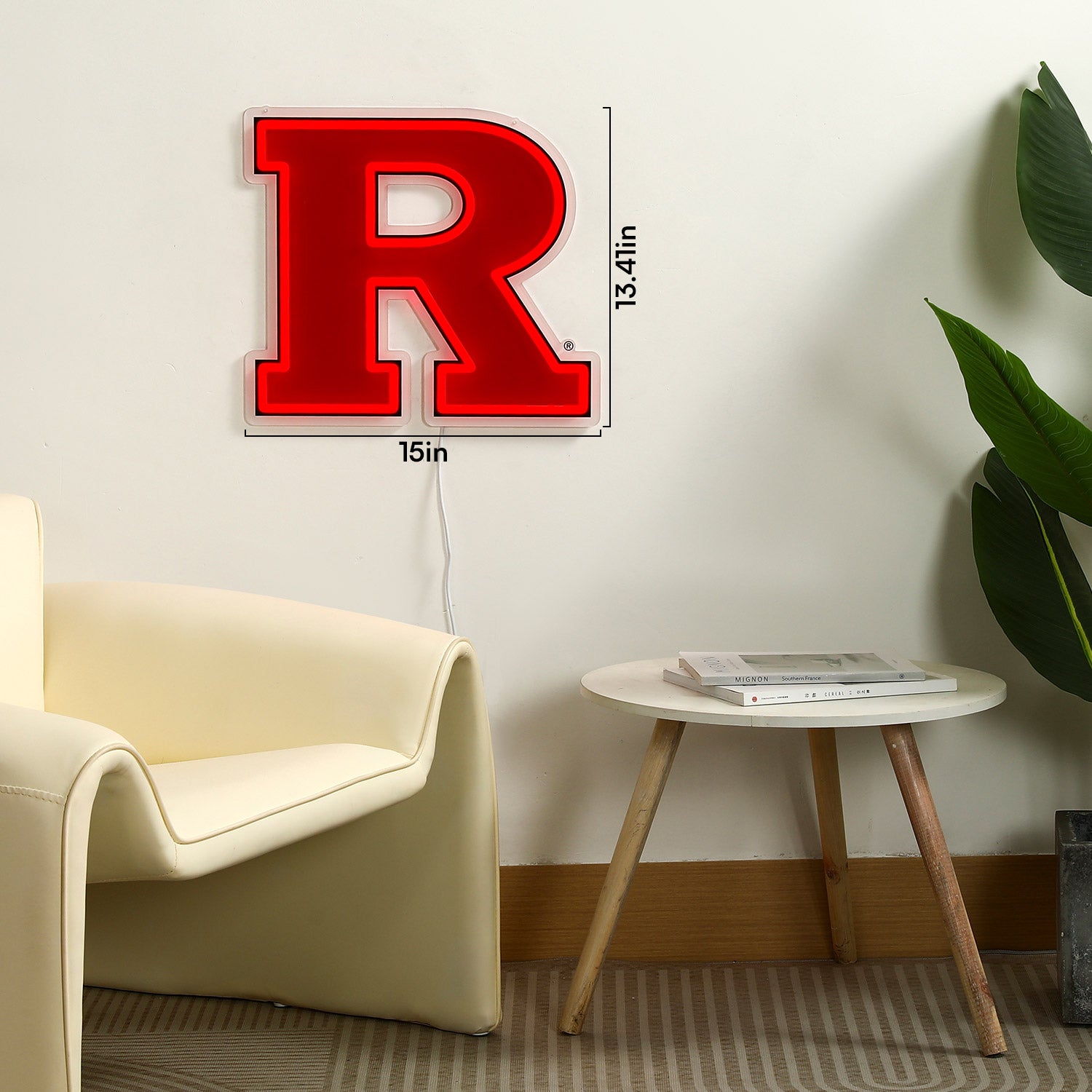 Rutgers Scarlet Knights LED Neon Sign - Saturday Neon