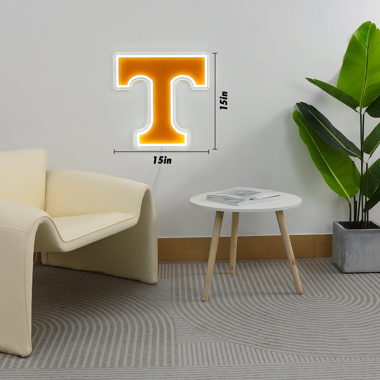 Blemished Tennessee Volunteers Sign - Saturday Neon