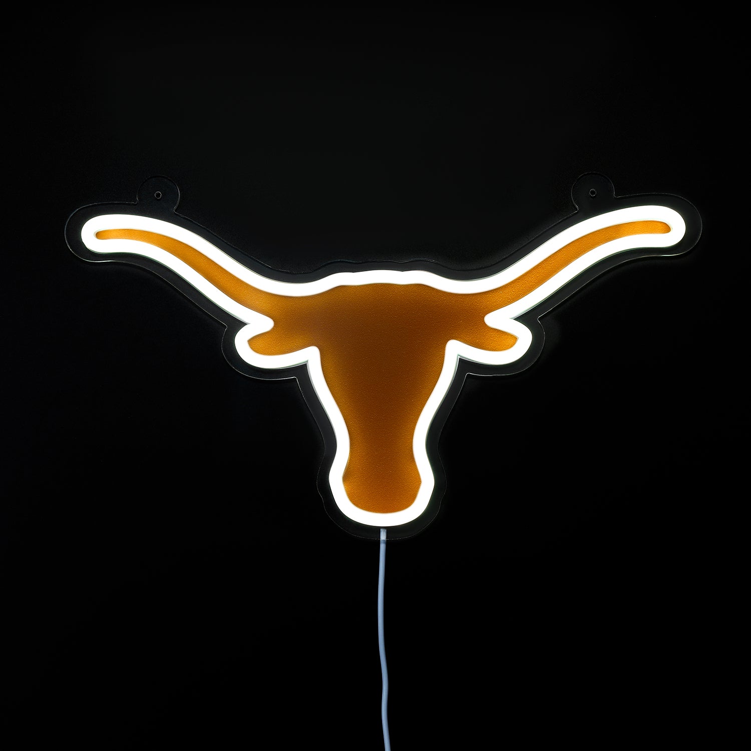 Blemished Texas Longhorns Sign - Saturday Neon
