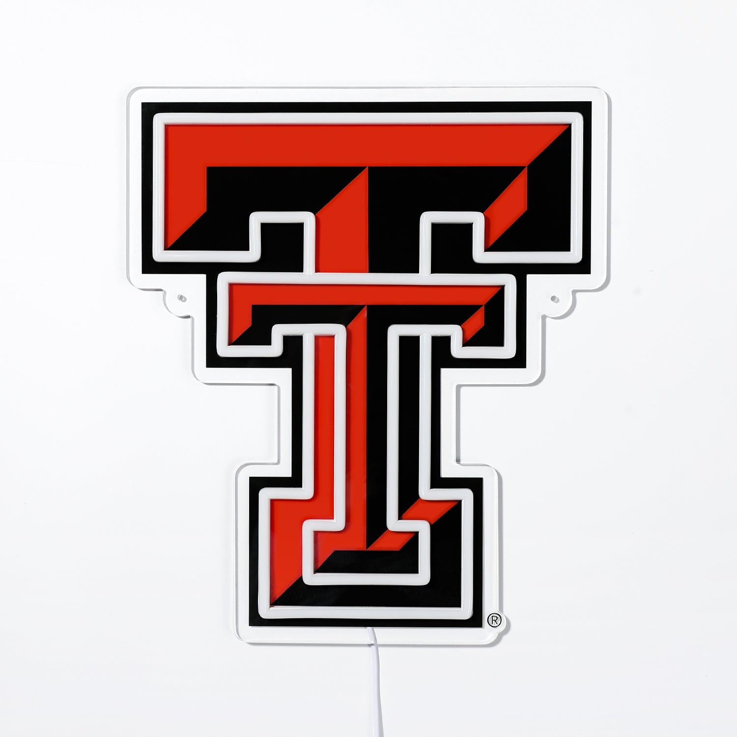 Blemished Texas Tech Red Raiders Sign - Saturday Neon