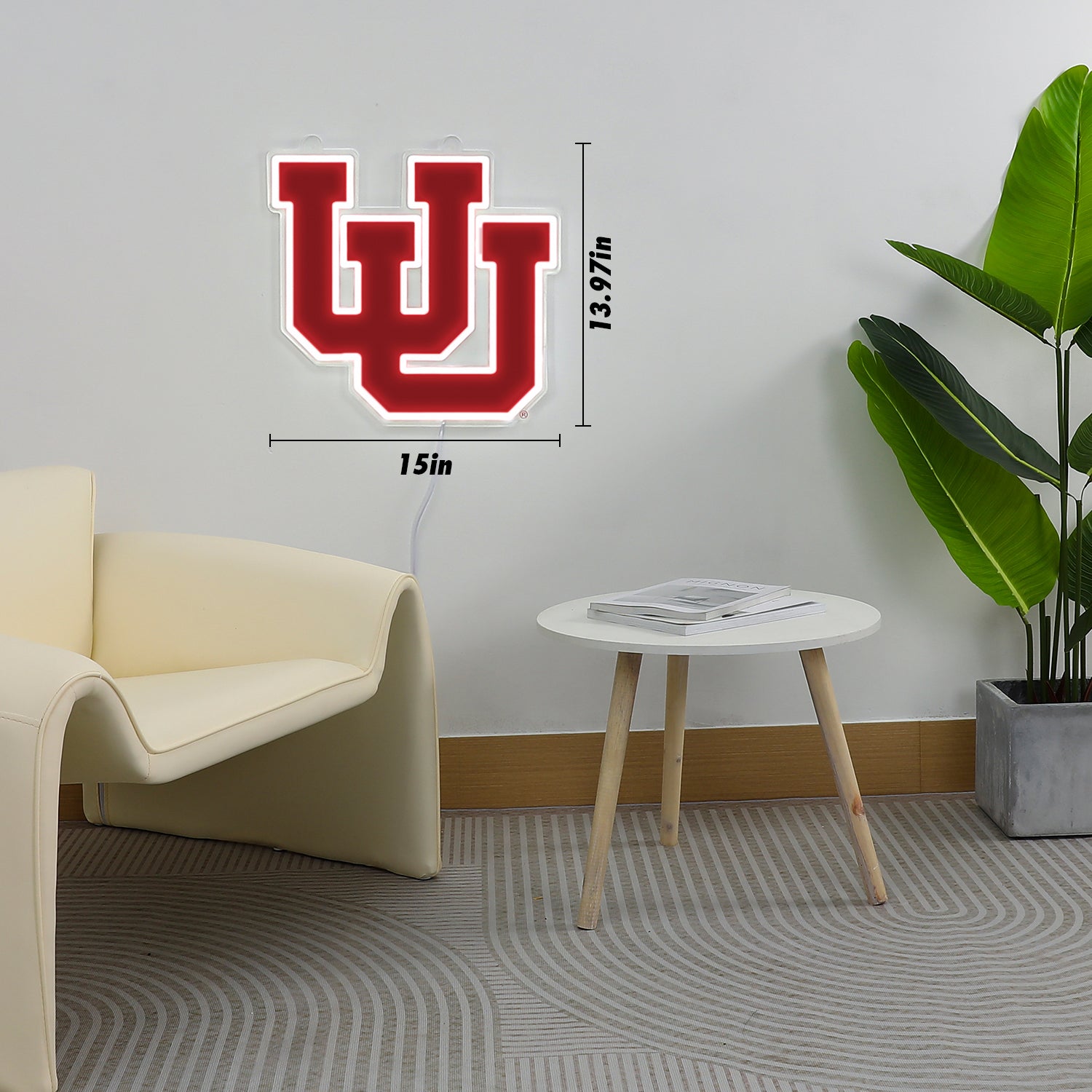 Utah Utes LED Neon Sign - Saturday Neon