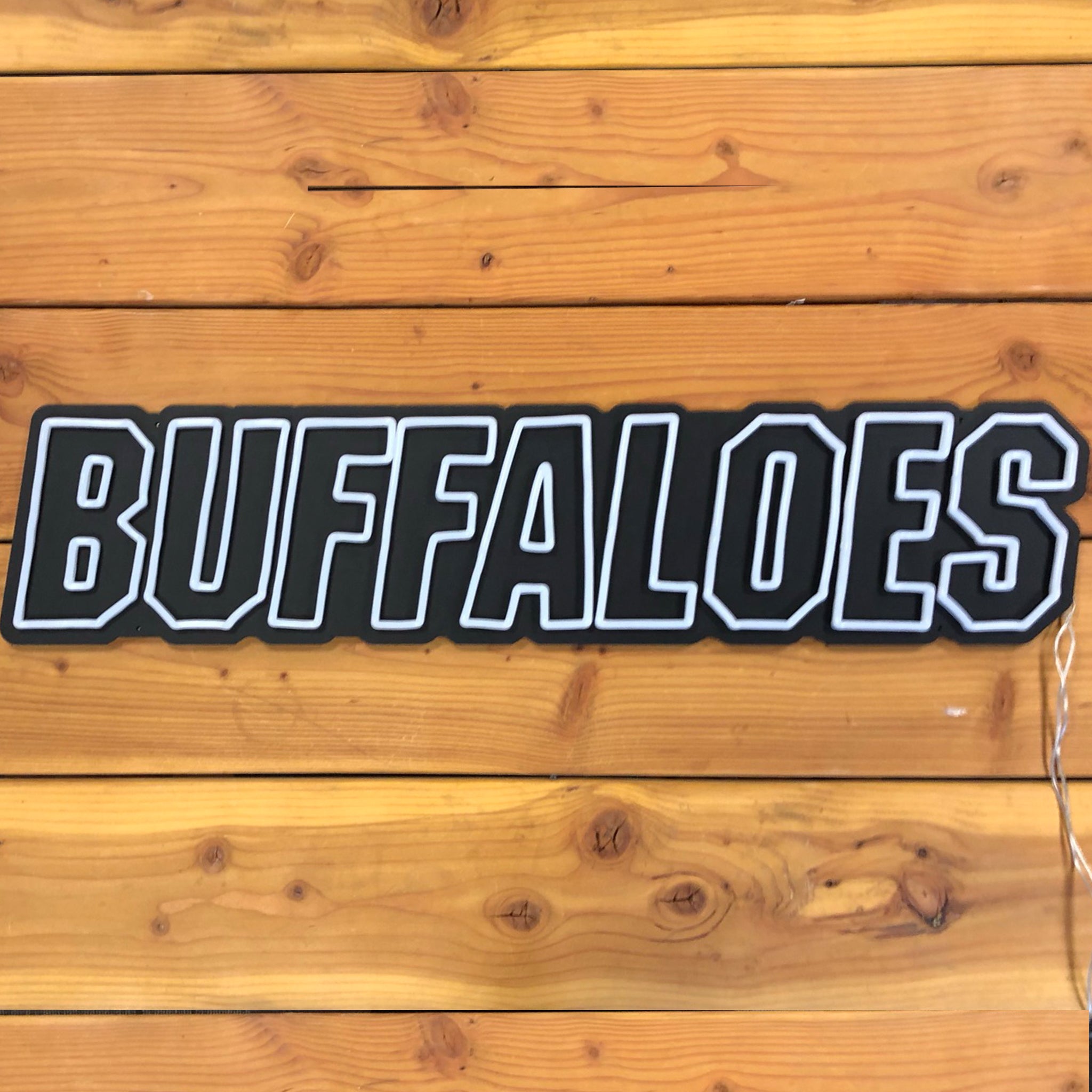 Buffaloes Neon Sign off