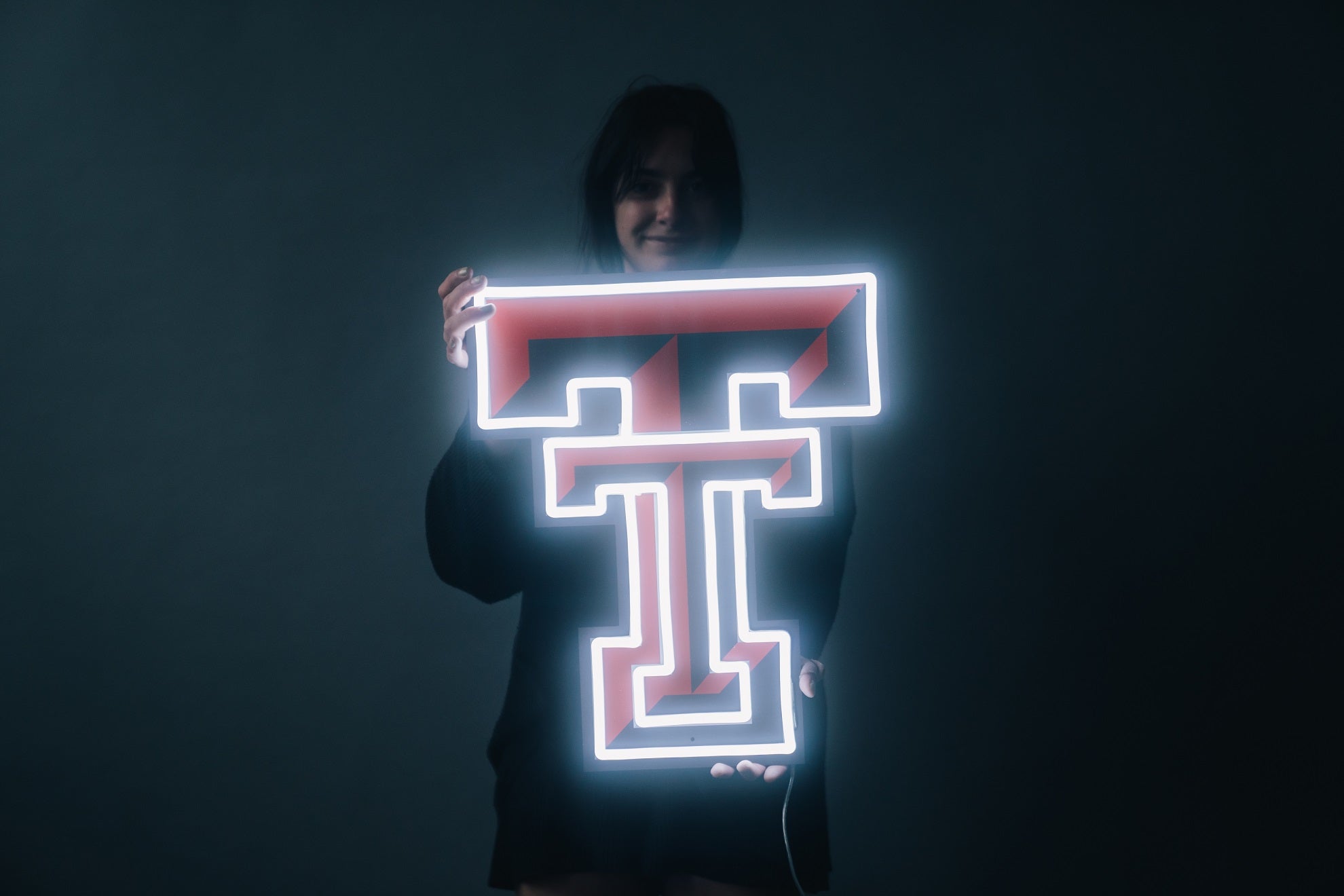 Texas Tech Red Raiders Neon Tabletop Sign