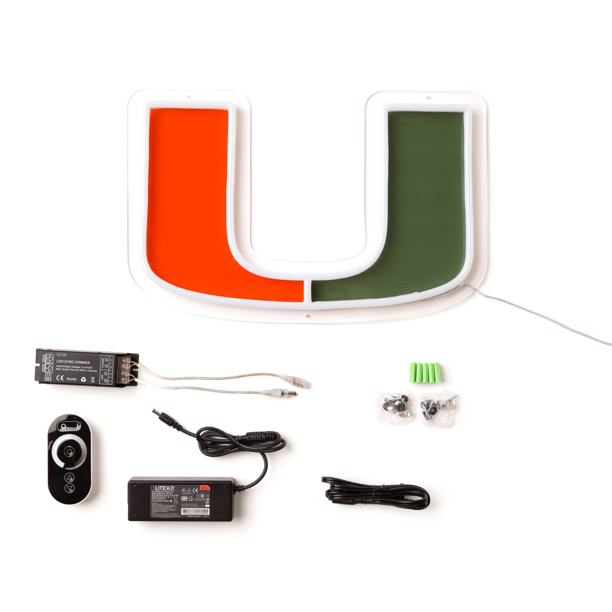 Miami Hurricanes Logo LED Neon Sign - Saturday Neon
