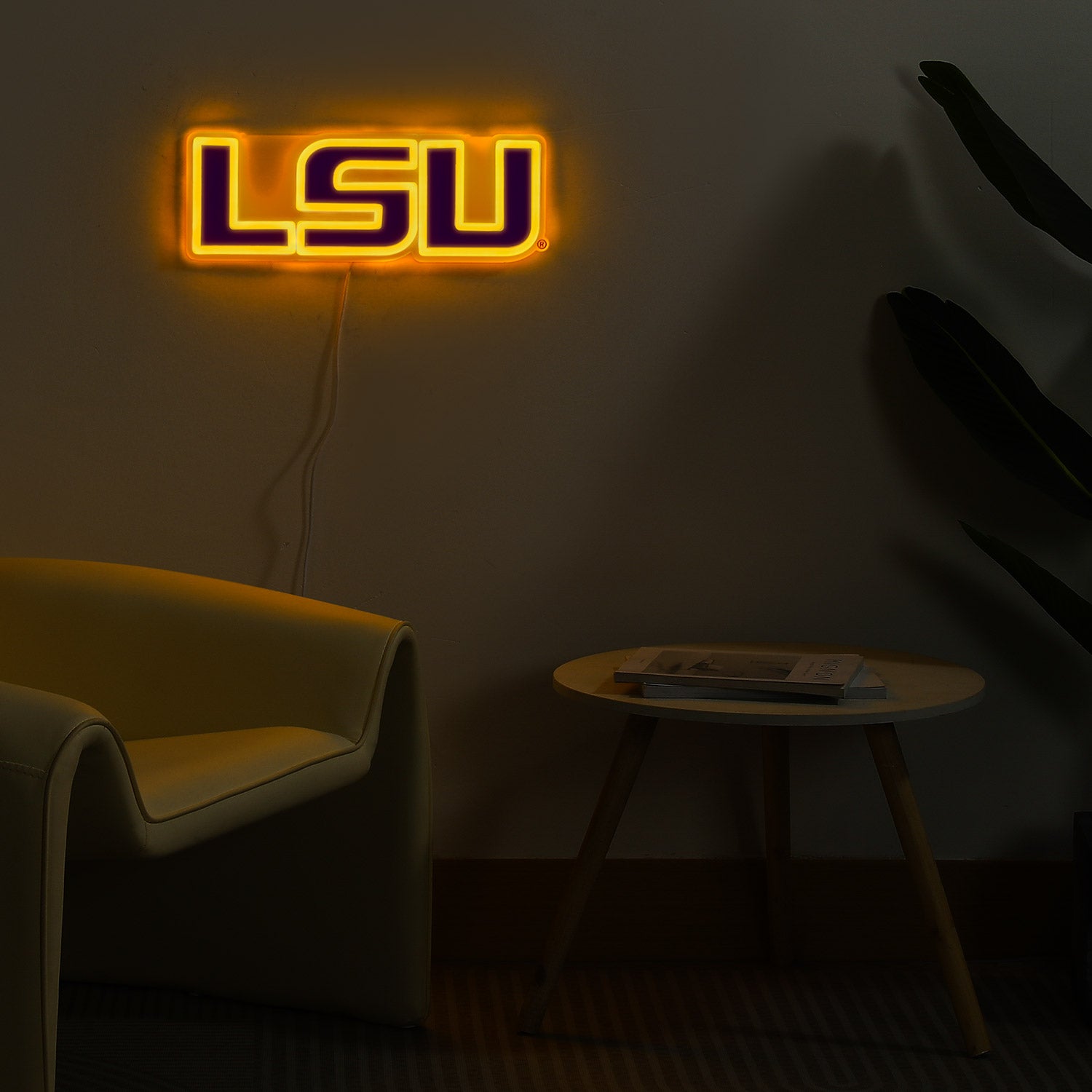 LSU Tigers LED Neon Sign - Saturday Neon