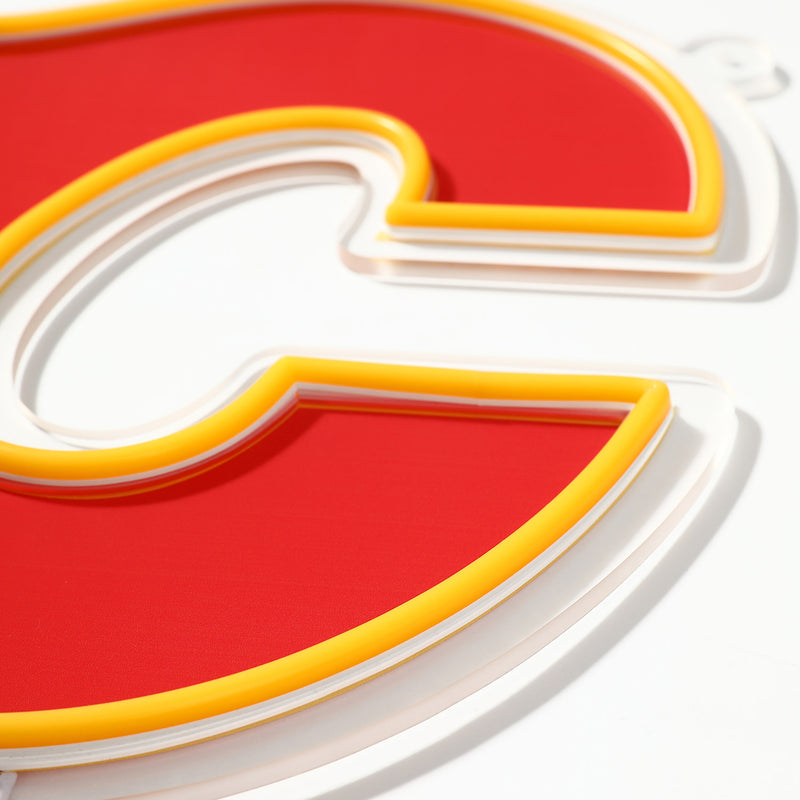 Calgary Flames LED Neon Sign - Saturday Neon