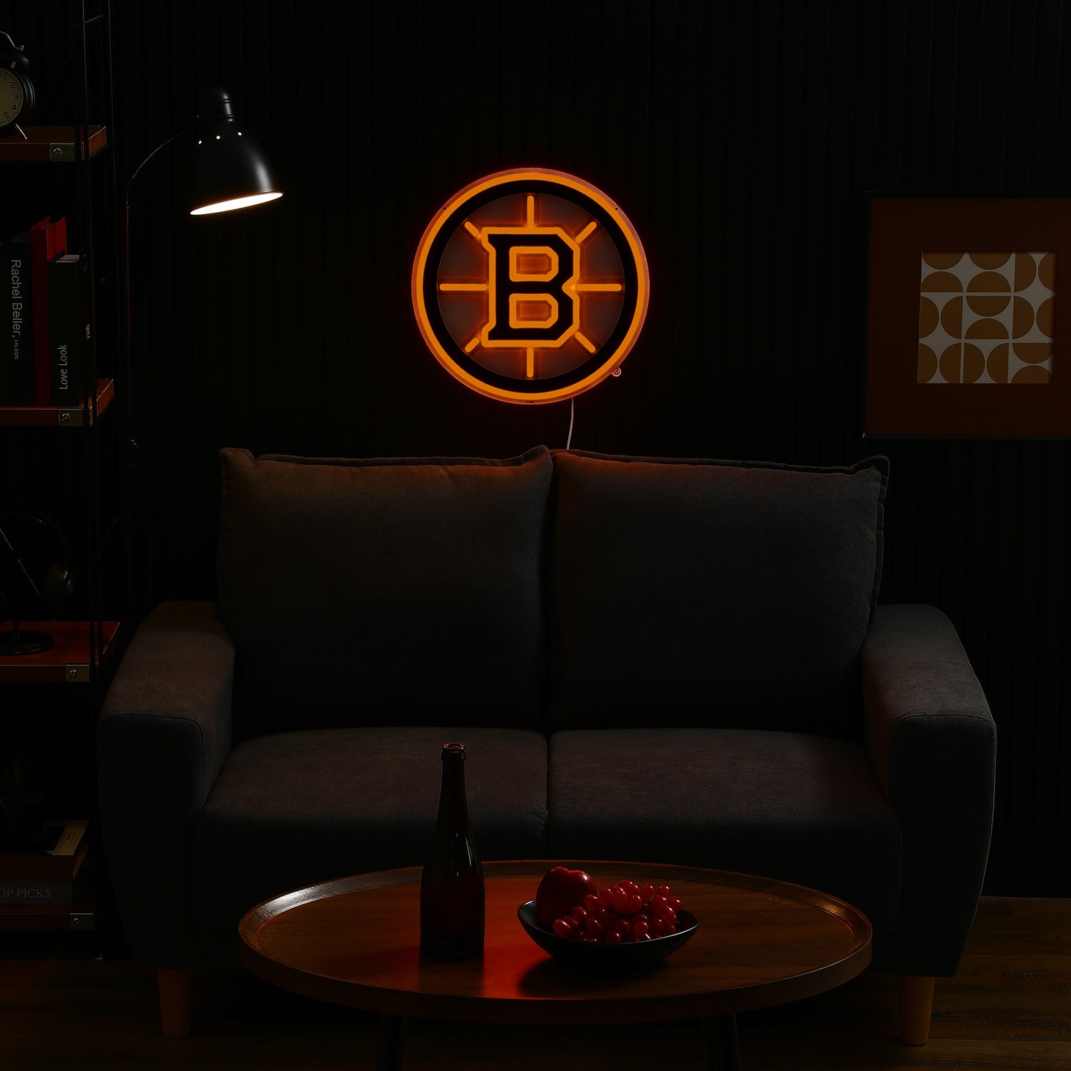 Boston Bruins LED Neon Sign - Saturday Neon