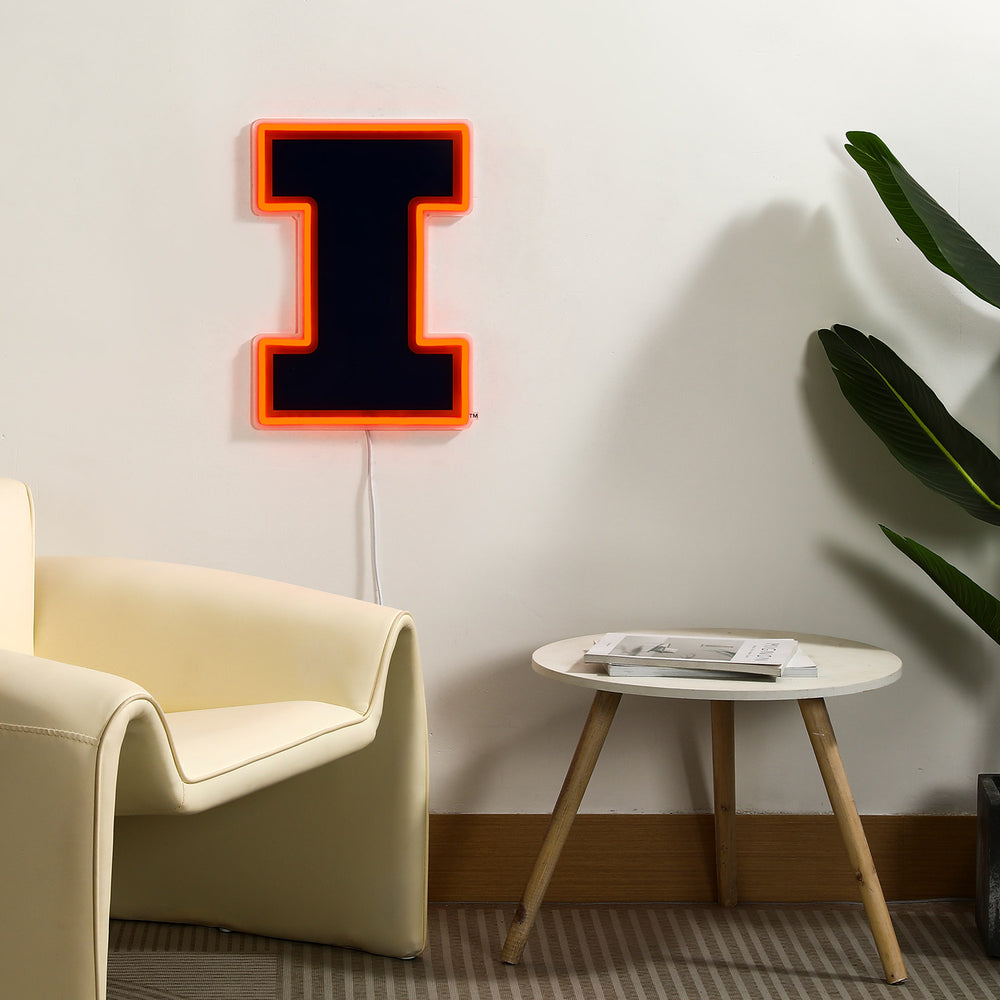 Illinois Fighting Illini LED Neon Sign - Saturday Neon