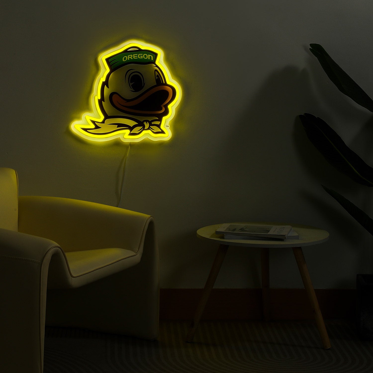 Oregon Duck Logo LED Neon Sign - Saturday Neon