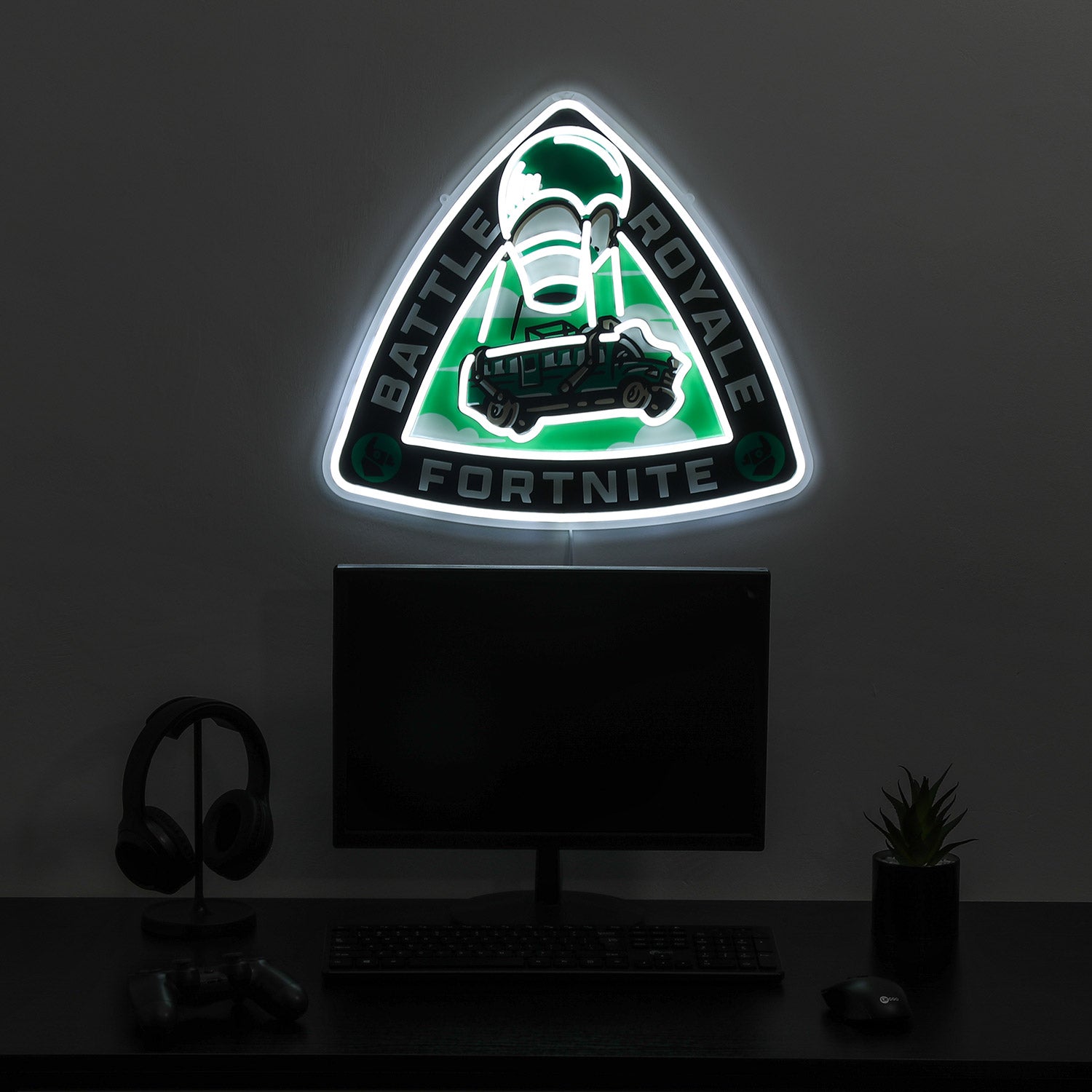 Fortnite Battle Bus LED Neon Sign - Saturday Neon