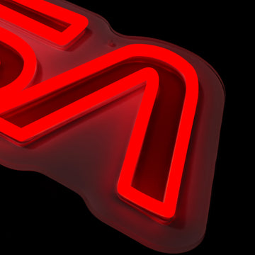 NASA Worm Logo LED Neon Sign - Saturday Neon