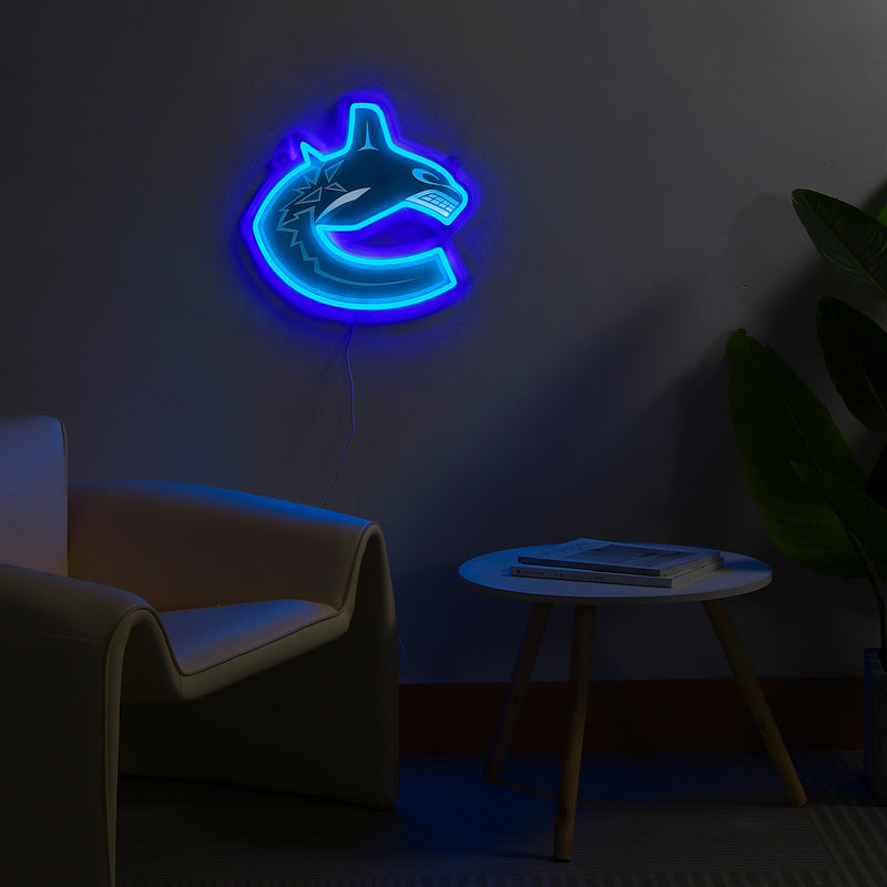 Vancouver Canucks LED Neon Sign - Saturday Neon