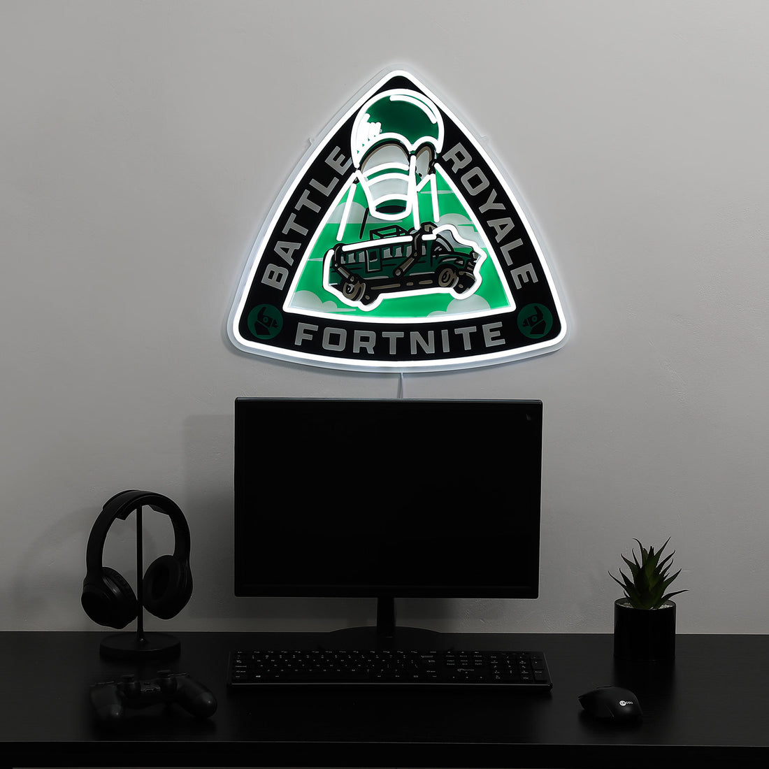 Fortnite Battle Bus LED Neon Sign - Saturday Neon