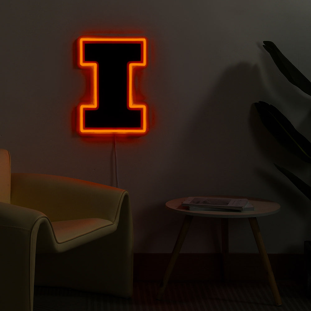 Illinois Fighting Illini LED Neon Sign - Saturday Neon