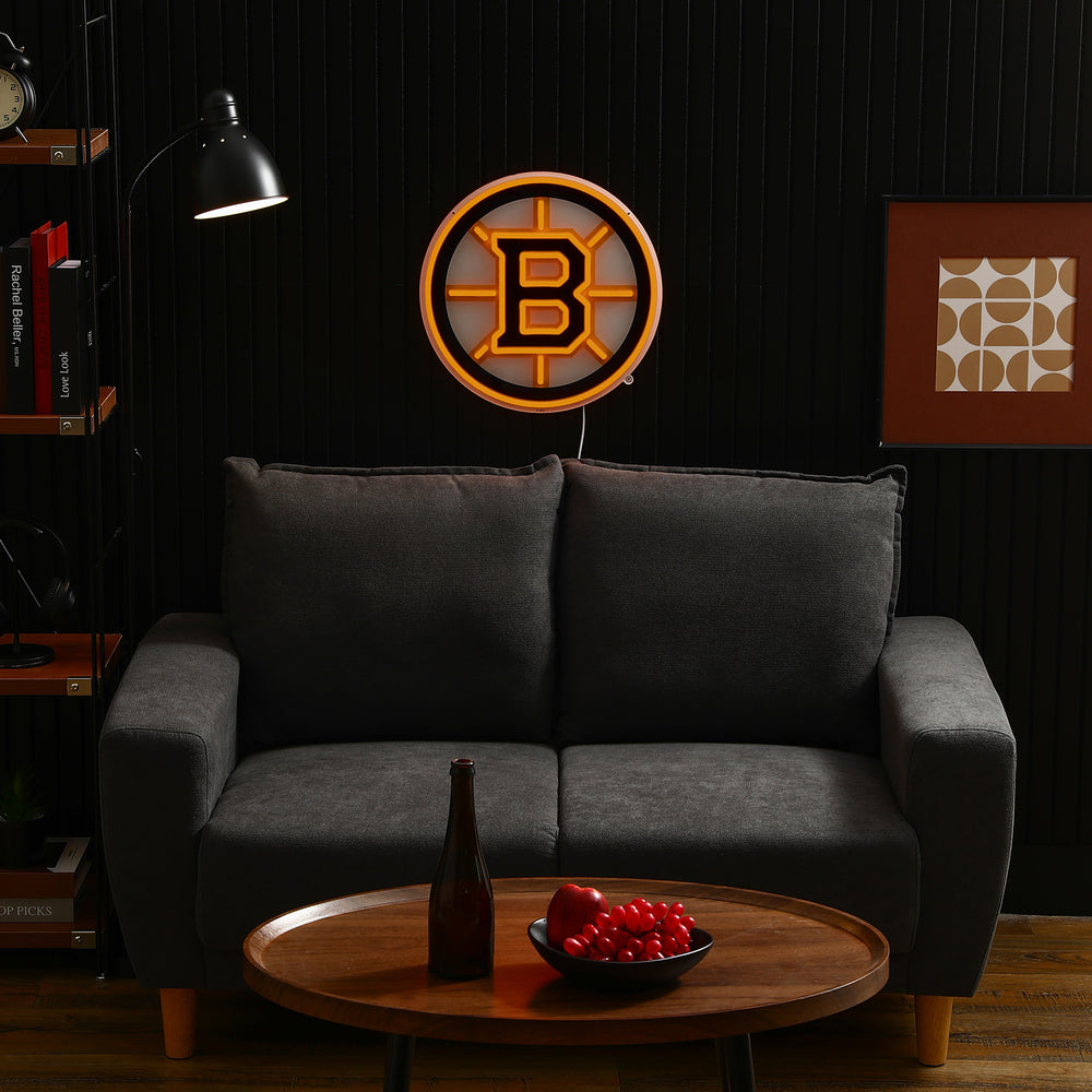 Boston Bruins LED Neon Sign - Saturday Neon