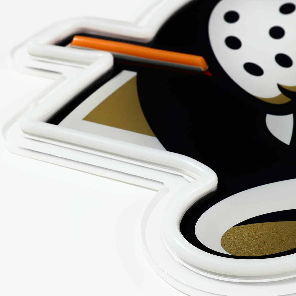 Anaheim Ducks LED Neon Sign - Saturday Neon