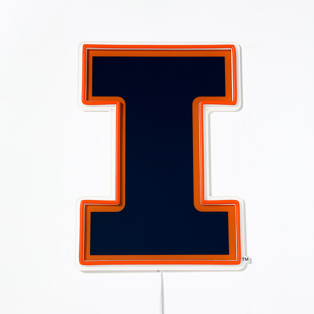Illinois Fighting Illini LED Neon Sign - Saturday Neon