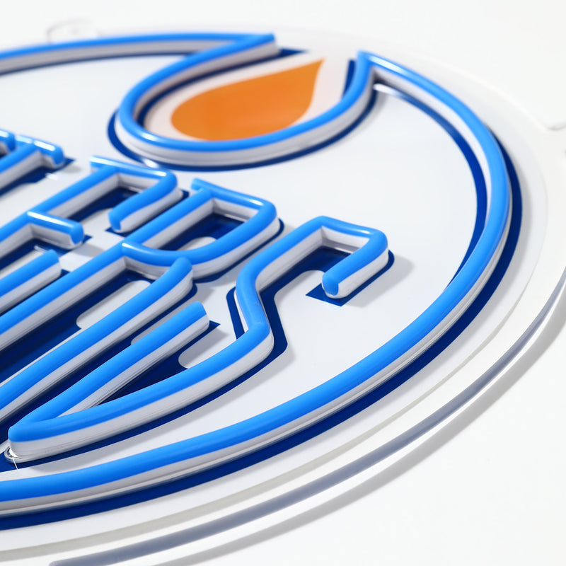 Edmonton Oilers LED Neon Sign - Saturday Neon