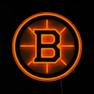 Boston Bruins LED Neon Sign - Saturday Neon