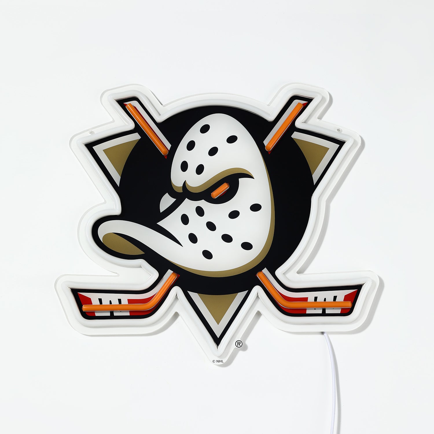 Anaheim Ducks LED Neon Sign - Saturday Neon