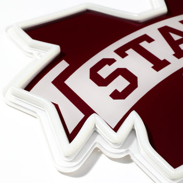 Mississippi State Bulldogs LED Neon Sign - Saturday Neon