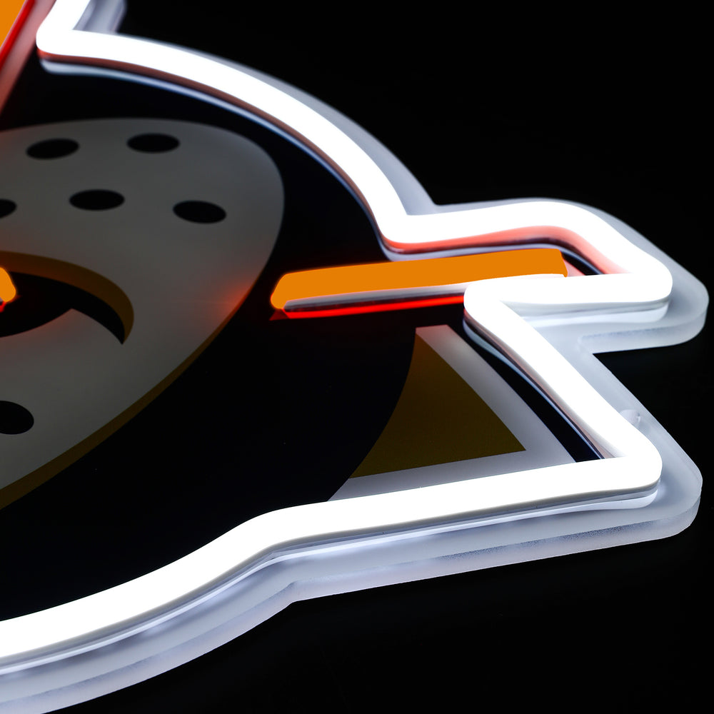 Anaheim Ducks LED Neon Sign - Saturday Neon